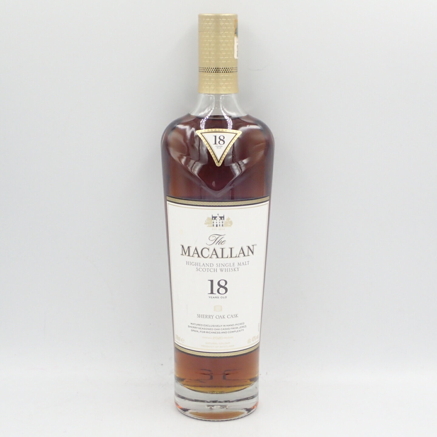 マッカラン 18年 シェリーオークカスク 2020 700ml 43% The MACALLAN【F2】【中古】