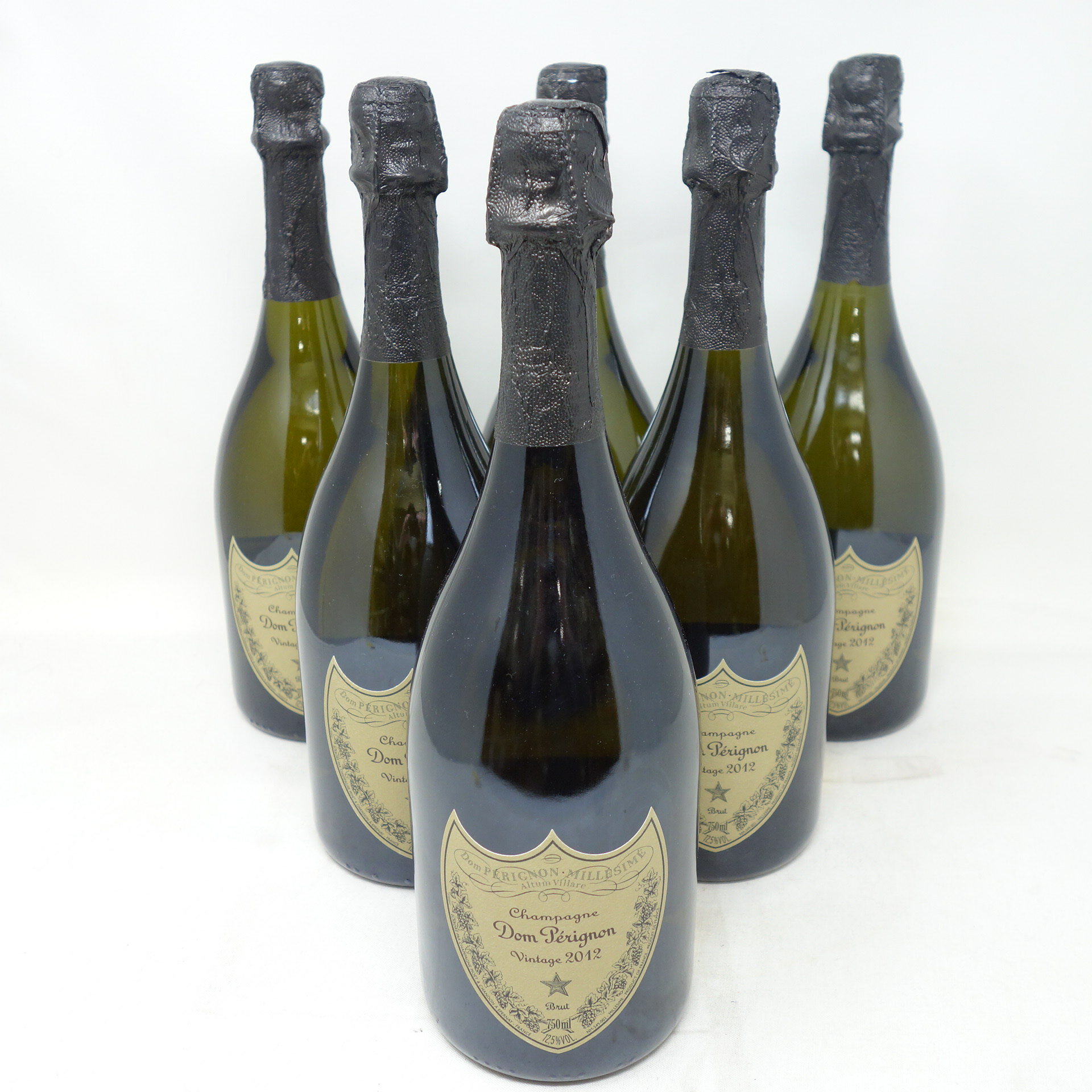 ドンペリニヨン 白 2012 750ml 12.5% 同梱不可 Dom Perignon 2010 6本セット【I】【中古】