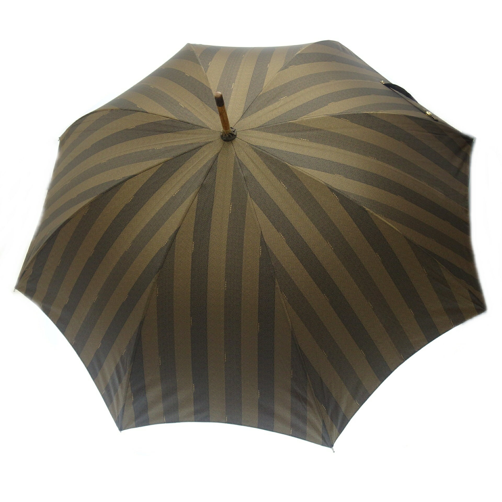 フェンディ 長傘 ストライプ 茶 FENDI【AFI19】【中古】のサムネイル