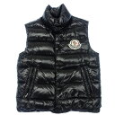 モンクレール ダウンベスト TIBET メンズ ブラック 0 MONCLER【AFA12】【中古】