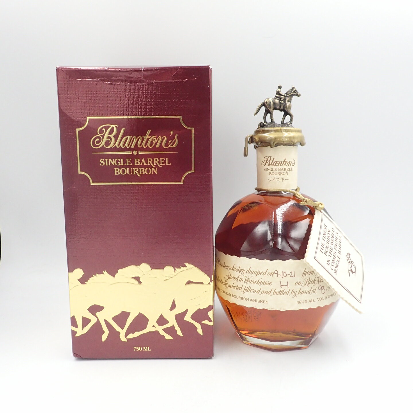 ブラントン シングルバレル 750ml 46.5% Blanton's【O】【中古】