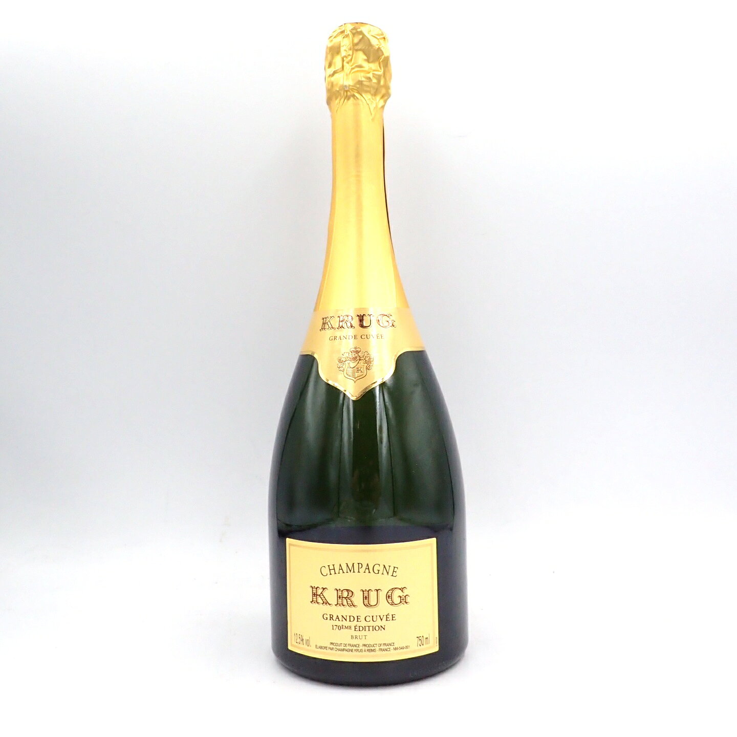 クリュッグ ブリュット 白 750ml 12.5% KRUG【C】【中古】販売済み