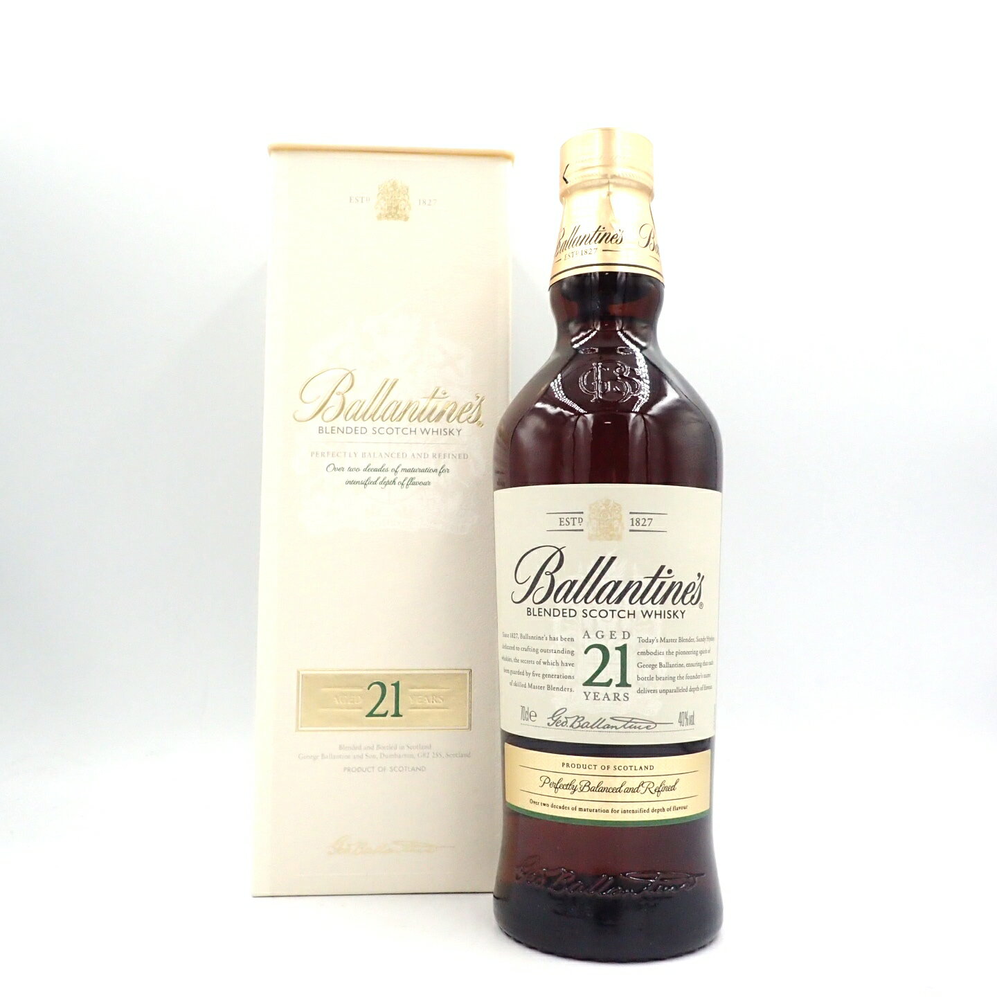 バランタイン 21年 700ml 40% Ballantine's【M1】【中古】