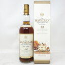 ザ マッカラン 12年 旧ボトル マチュアード イン シェリーウッド 750ml The MACALLAN 箱付 同梱不可【C1】【中古】