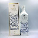 ジョニーウォーカー ブルーラベル ザ カスク エディション 陶器ボトル 1000ml JOHNNIE WALKER 箱付【G2】【中古】