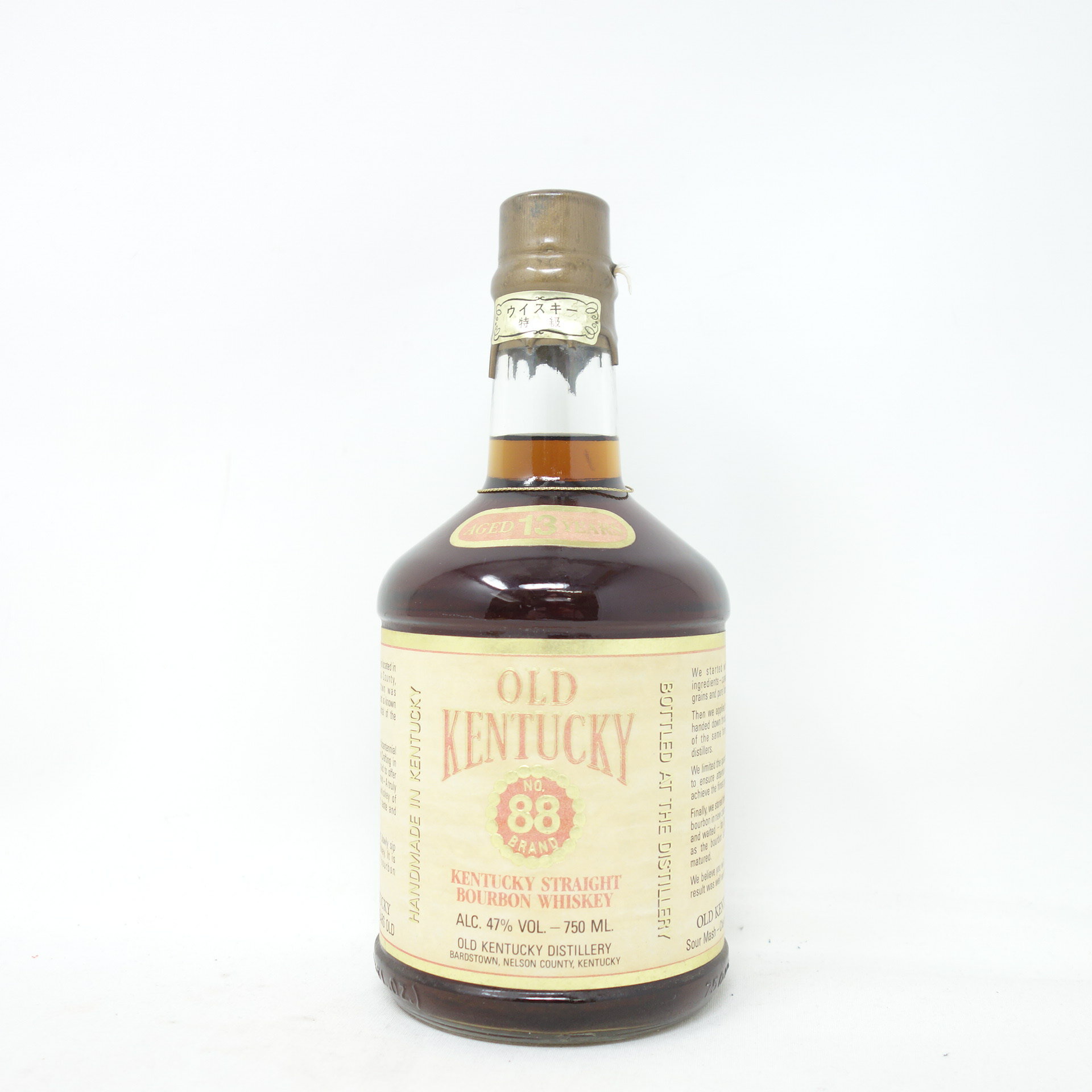 オールド ケンタッキー 88 13年 バーボン ウイスキー 47％ 750ml OLD KENTUCKY【M2】【中古】