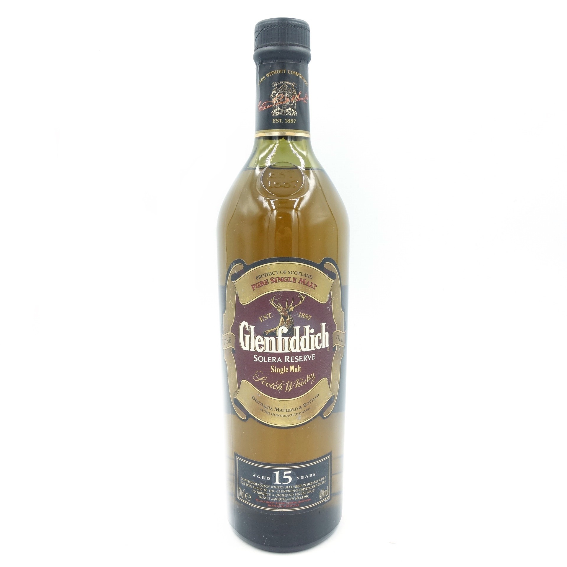 グレンフィディック 15年 ソレラリザーブ 旧ラベル 700ml 40% Glenfiddich【W】【中古】