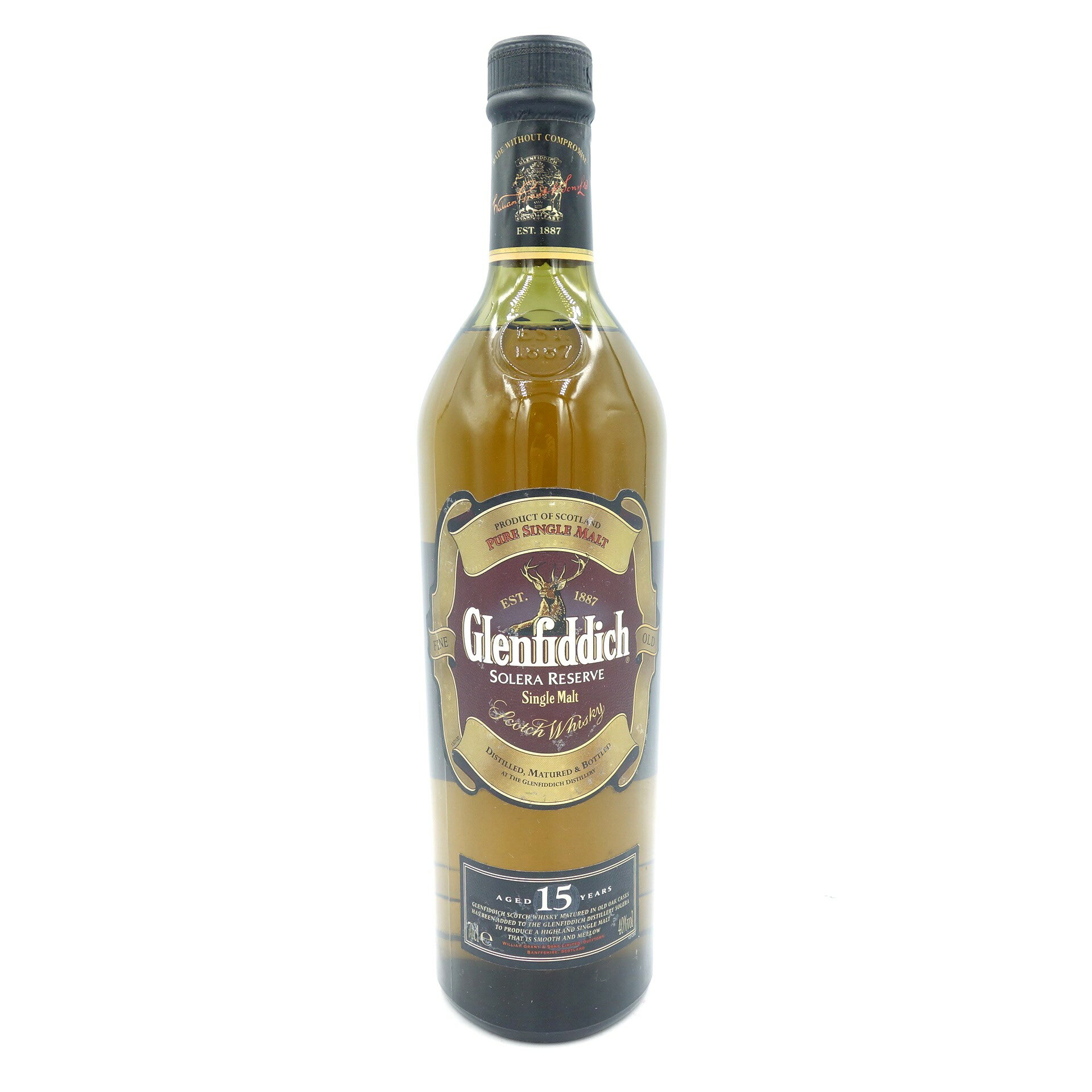 グレンフィディック 15年 ソレラリザーブ 旧ラベル 700ml 40% Glenfiddich【O】【中古】