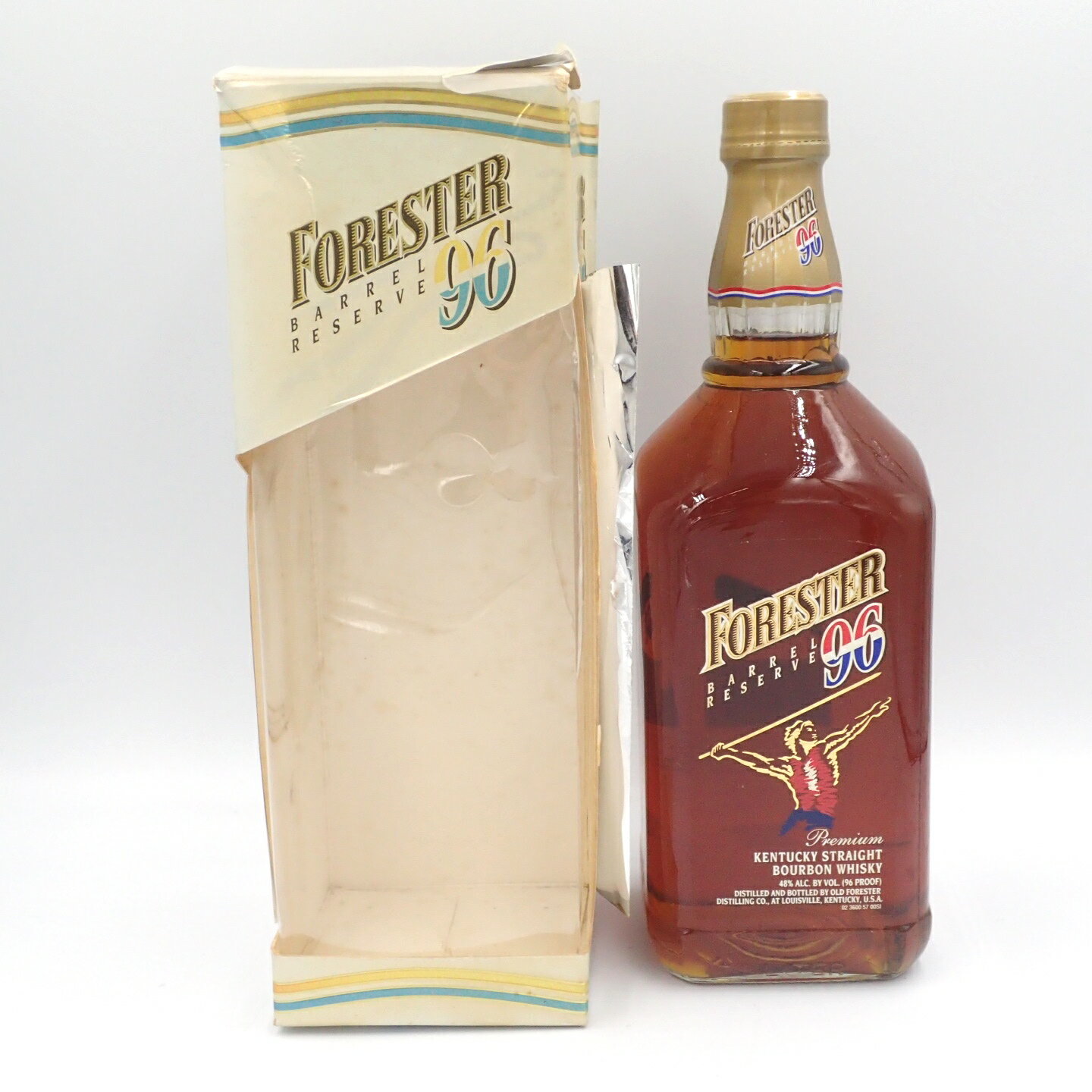 オールド フォレスター バレル 96 アトランタオリンピック記念 1000ml 48％ FORESTER 箱付き【I2】【中古】