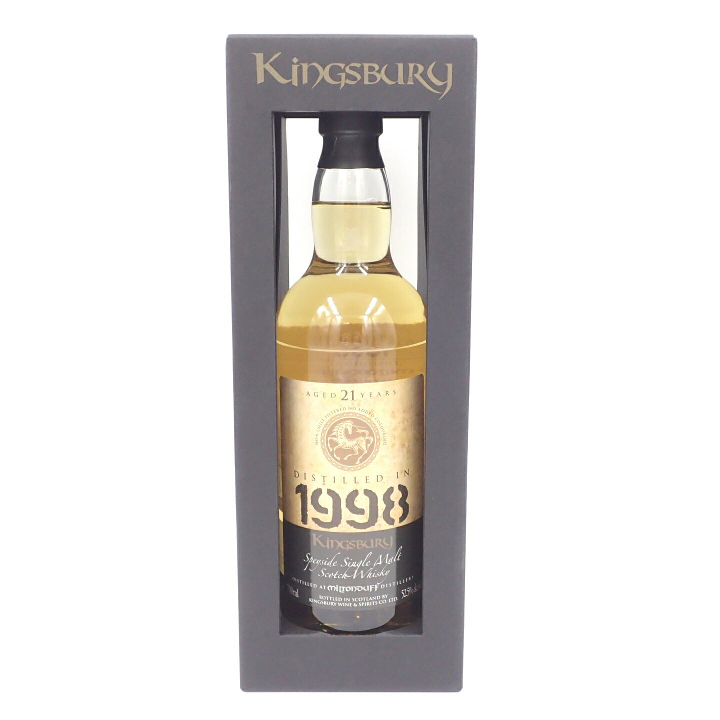 キングスバリー 21年 1998 ミルトンダフ ホグスヘッド 700ml KINGSBURY 箱付き【R】【中古】