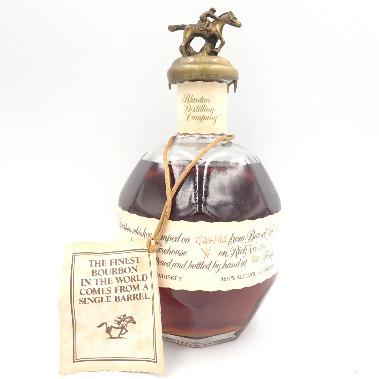 ブラントン 1992 750ml Blanton's【H2】【中古】