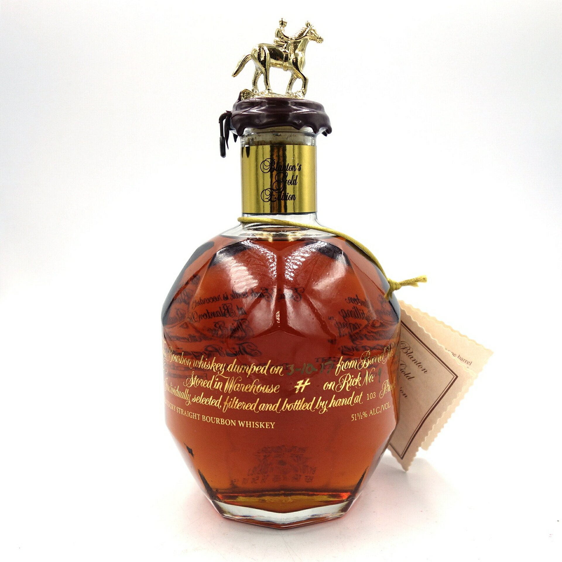 ブラントン シングルバレル ゴールドエディション 750ml 51.5% Blanton's 【S】【中古】