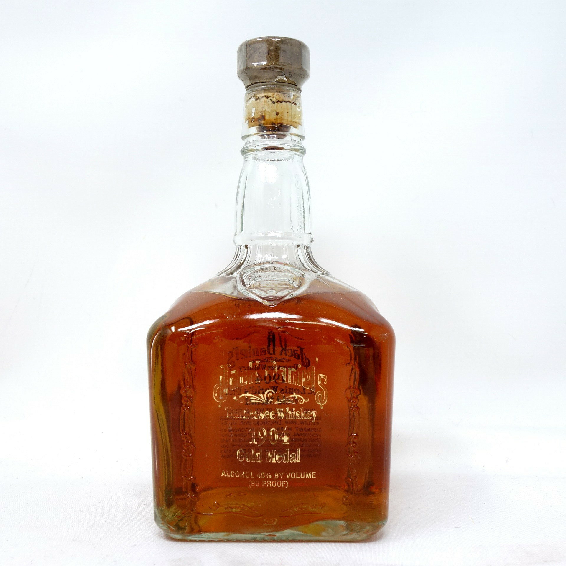 ジャックダニエル セントルイス博ゴールドメダル記念ボトル　Jack Daniel's Tennessee Whiskey St.Louis World's Fair Gold Medal 1904 750ml【S1】【中古】