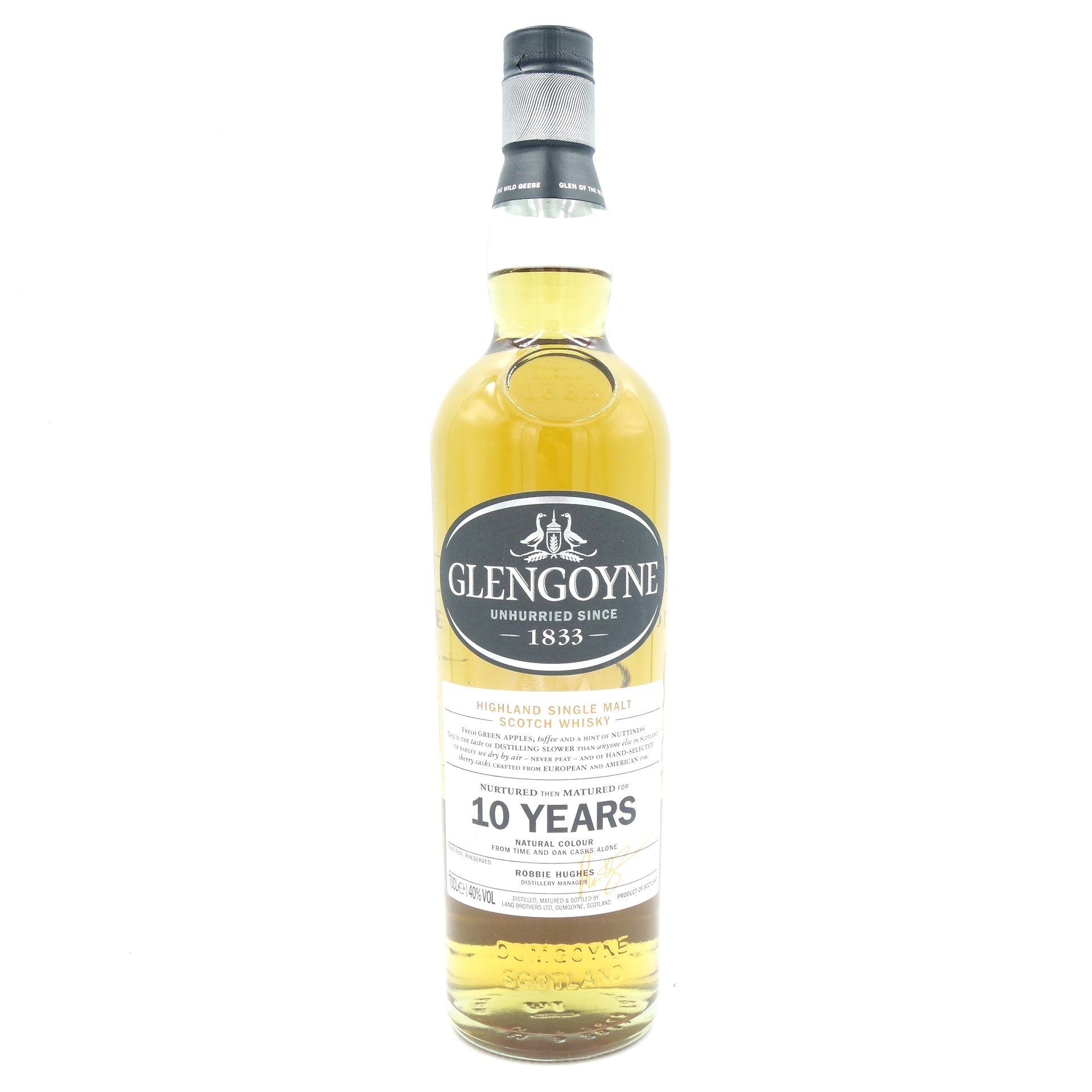 グレンゴイン 10年 スコッチ ウイスキー シングルモルト 700ml 40% GLENGOYNE【H1】【中古】