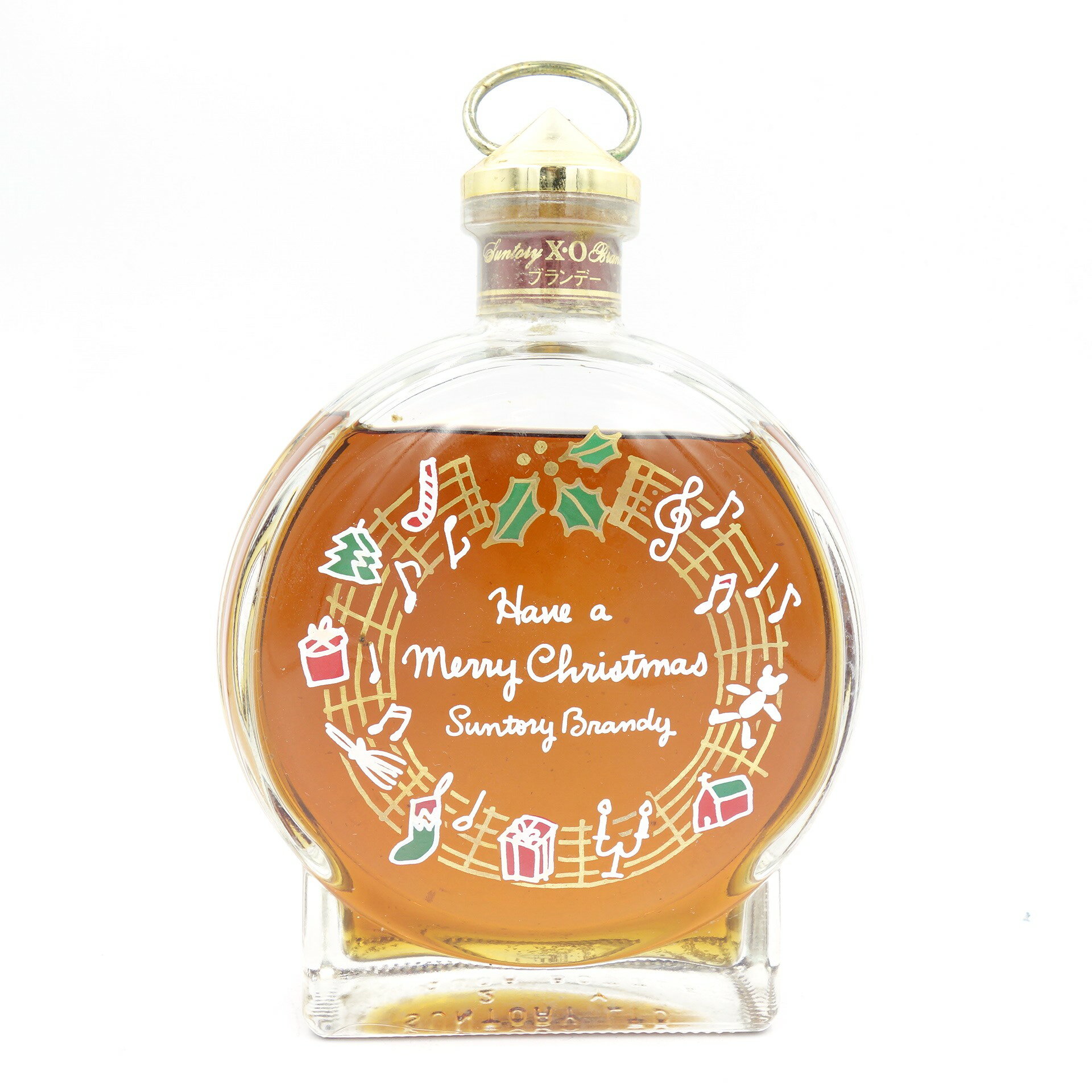 サントリー ブランデー XO メリークリスマス 500ml 40% 1170g【P1】【中古】販売済み