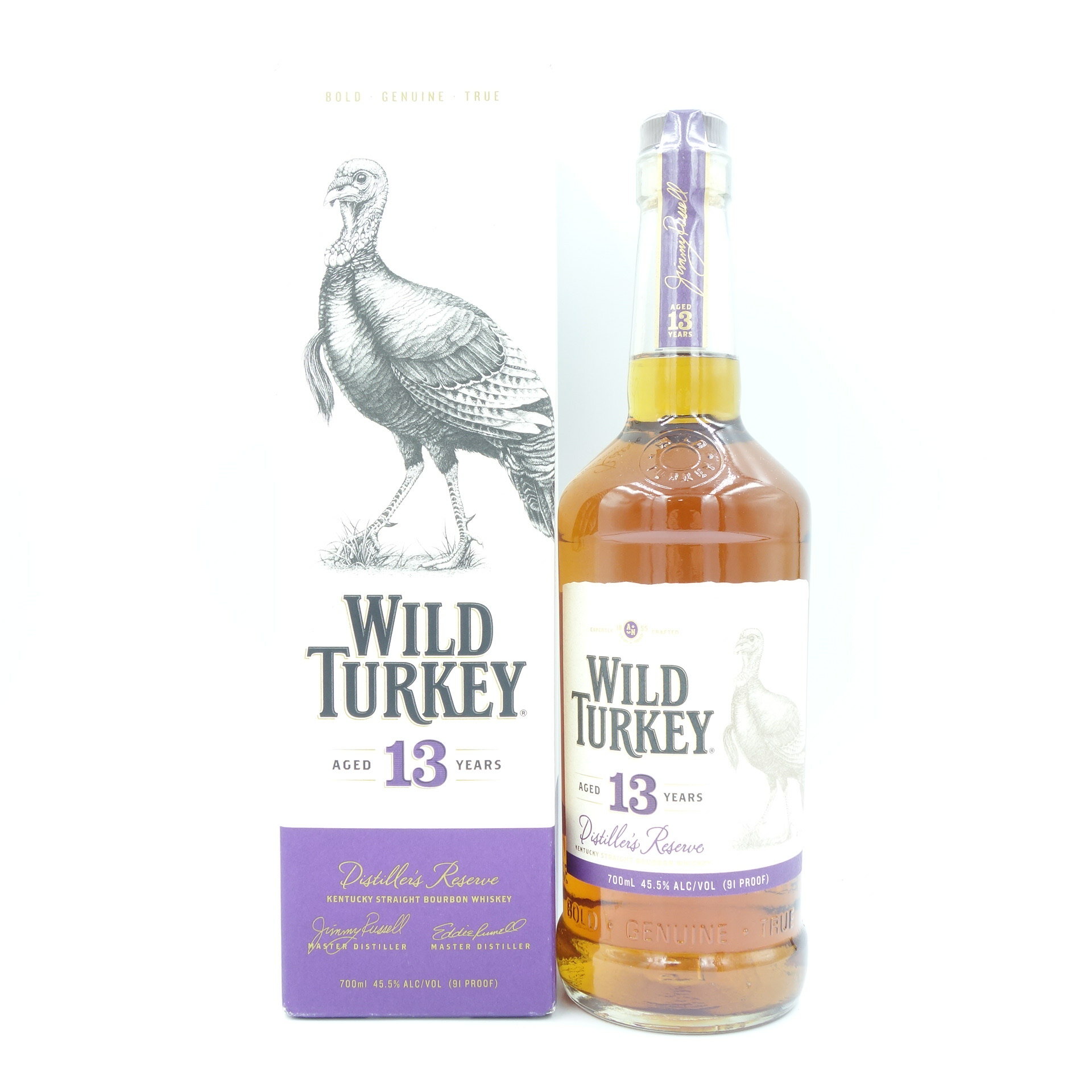 【中古】ワイルドターキー 13年 ディスティラーズ リザーブ 700ml WILD TURKEY 箱付き【Y】