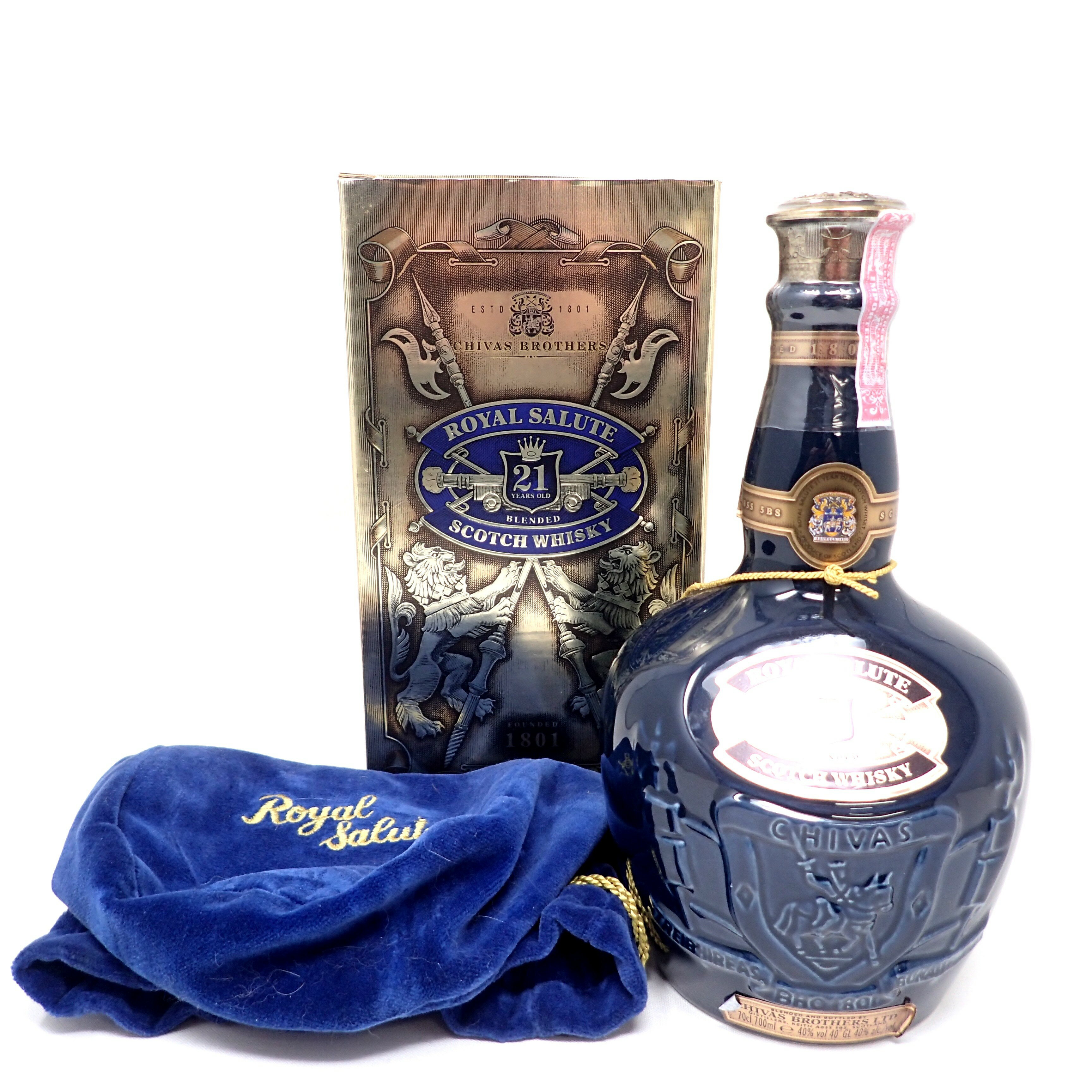 ロイヤルサルート 21年 青ボトル 700ml ROYAL SALUTE【U1】【中古】