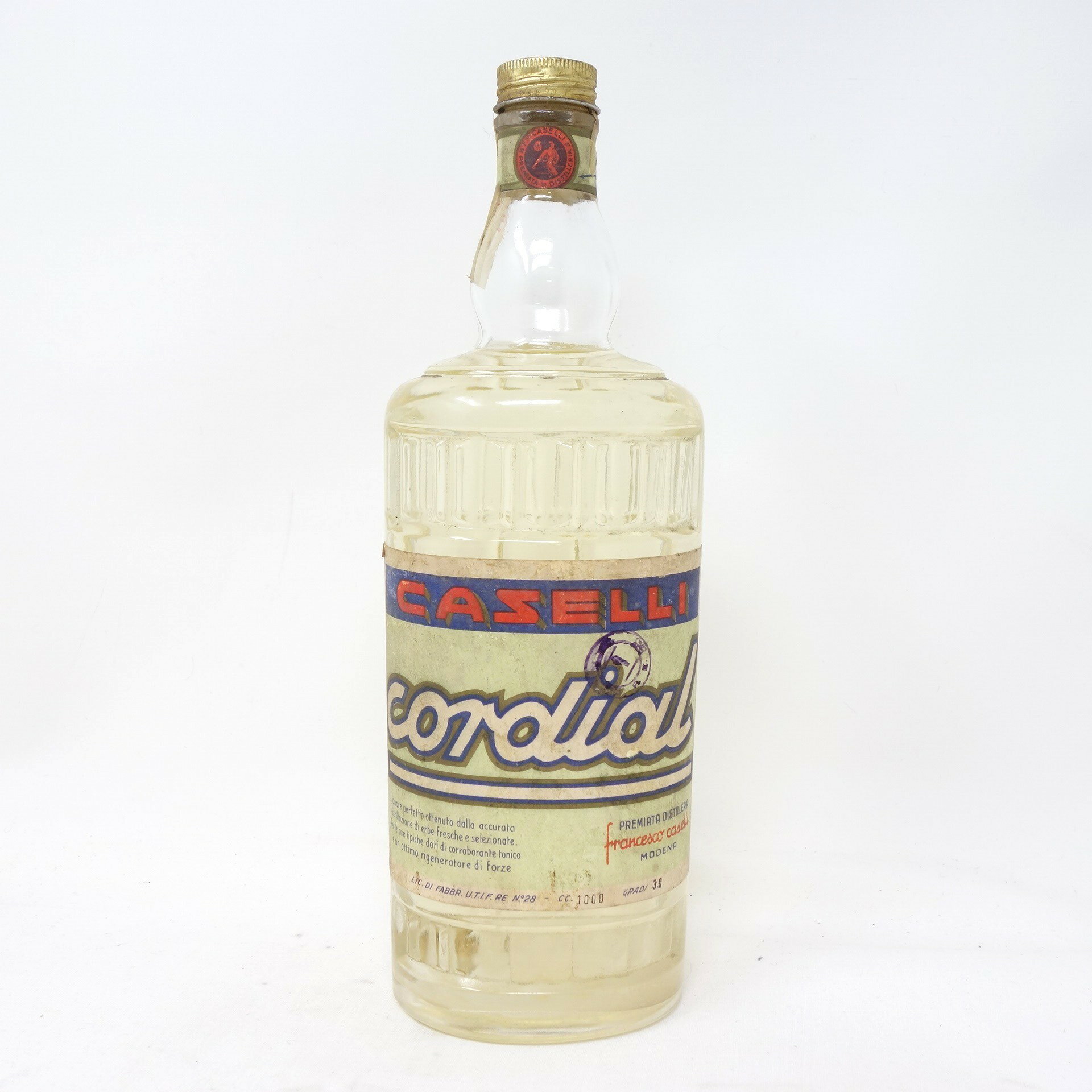 コーディアル カゼッリ オールドボトル 1000ml Caselli Cordial【K】【中古】