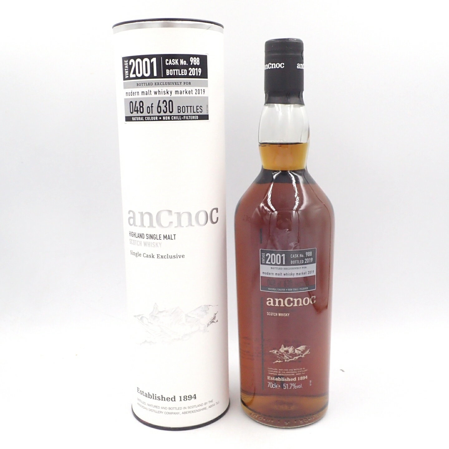 アンノック 2001 988 700ml ancnoc【M1】【中古】