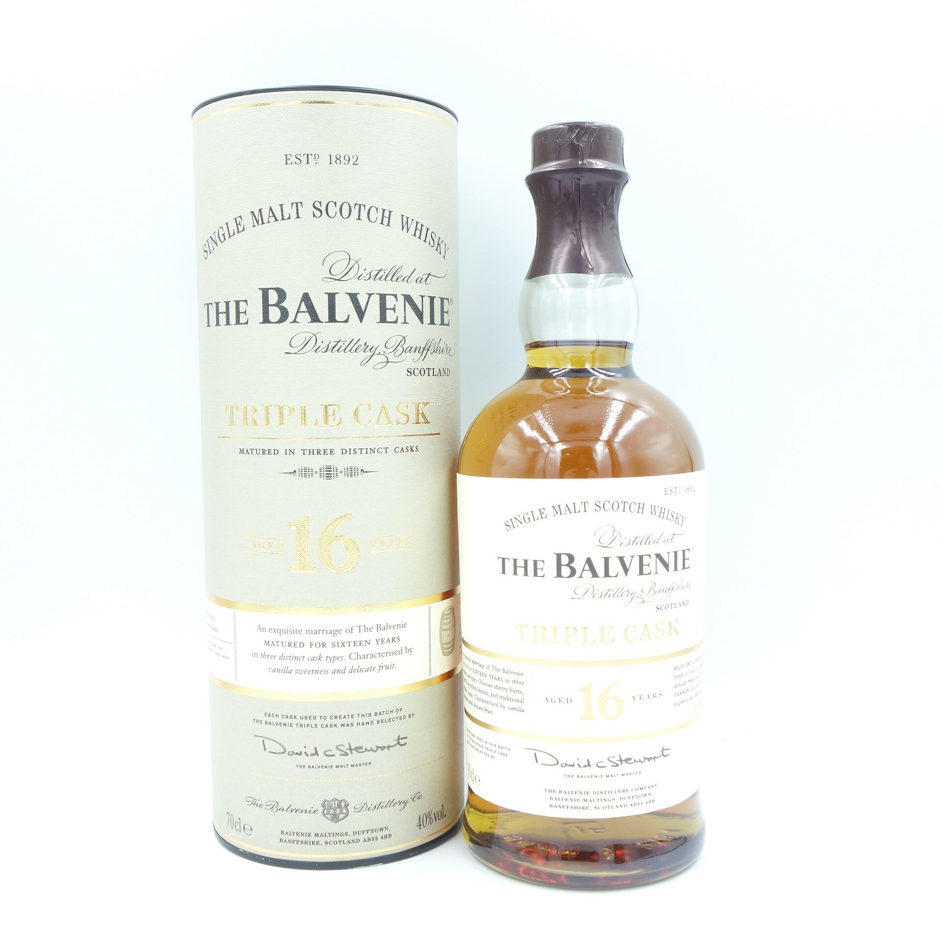 【中古】THE BALVENIE TRIPLE CASK ザ バルヴェ二— トリプルカスク 16年 700ml 箱付【E1】