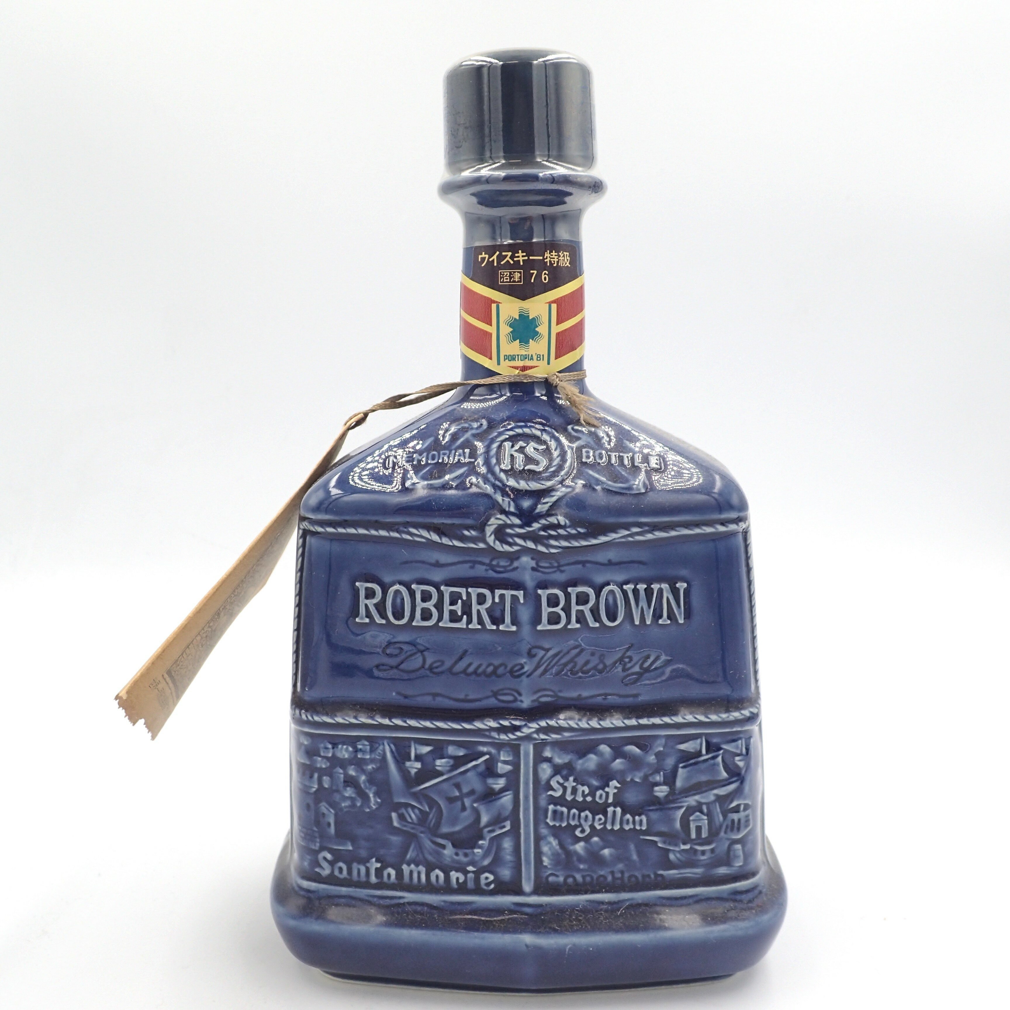 ROBERT BROWN ロバートブラウン ポートピア'81 キリンシーグラム 陶器ボトル 720ml【J】【中古】