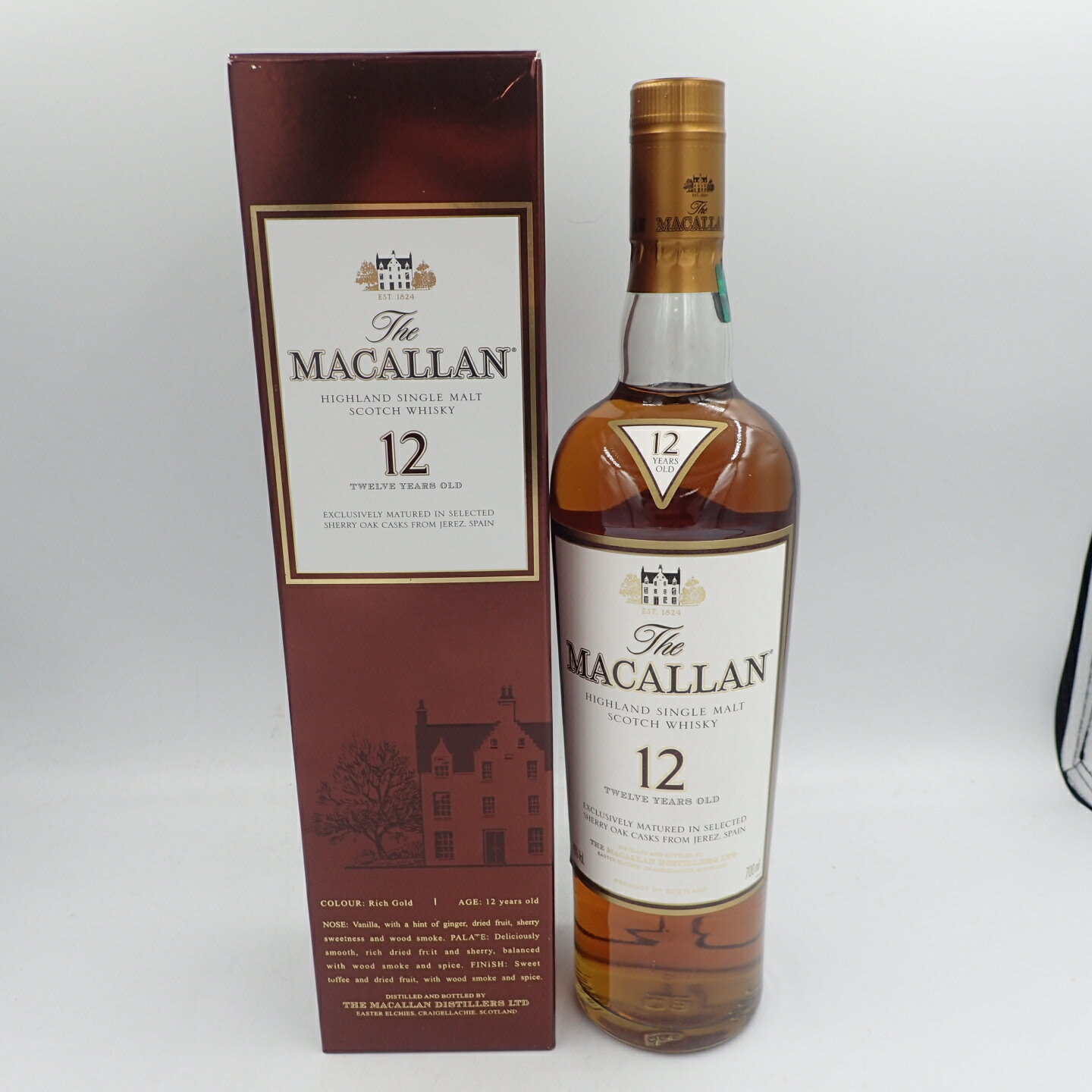 マッカラン 12年 ハイランド シェリーオーク 旧ボトル MACALLAN【F】【中古】