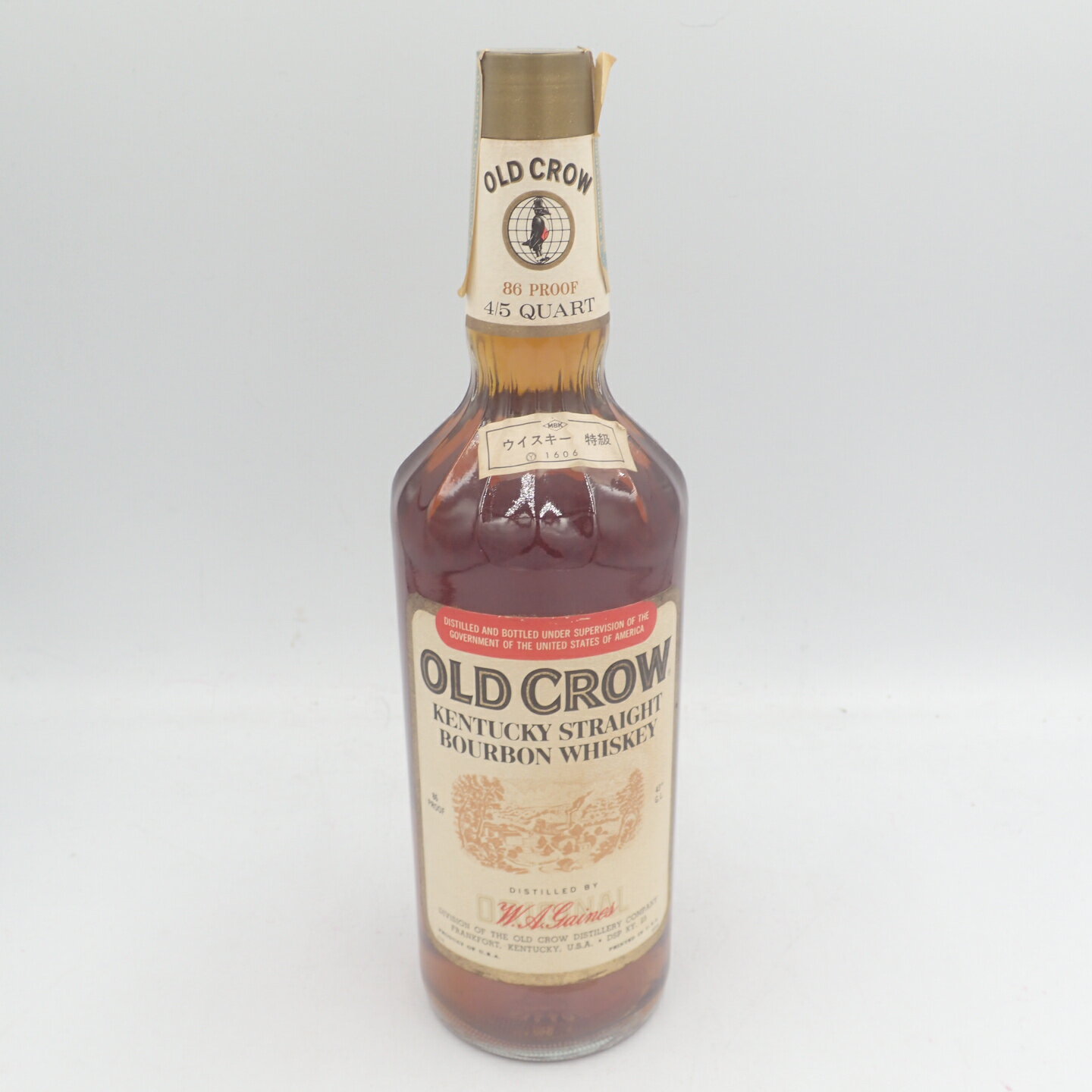 オールド クロウ 特級 760ml 43％ OLD CROW【D1】【中古】