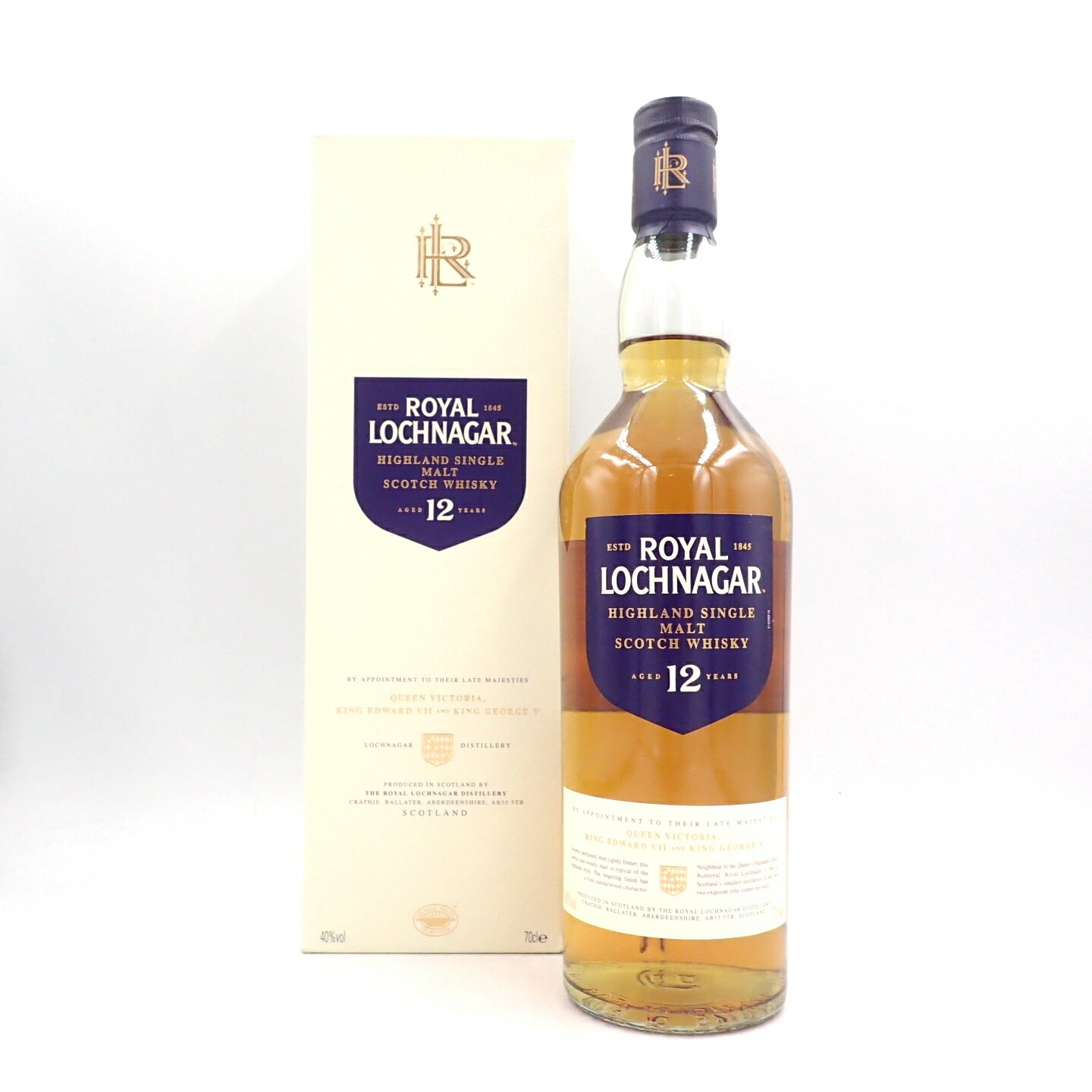 ロイヤルロッホナガー 12年 ハイランド シングルモルト スコッチウイスキー 700ml 40% ROYAL LOCHNAGAR【R1】【中古】