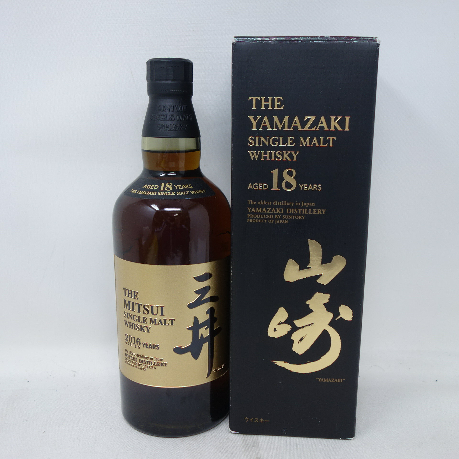 サントリー 山崎 18年 ネーム入り刻印 700ml 43% Suntory【JJ】【東京都限定】【中古】