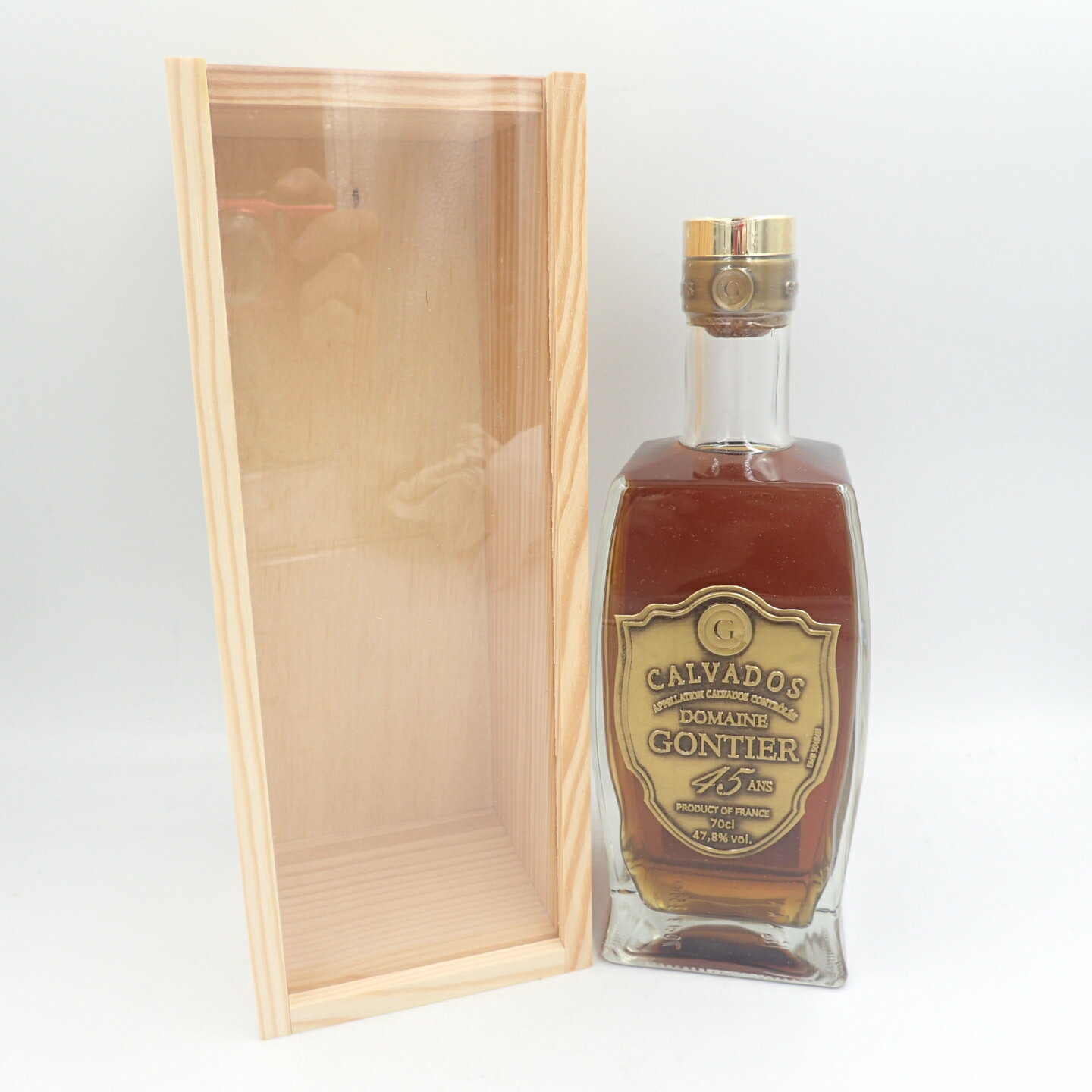 ゴンティエ カルバドス 45年 700ml Calvados Domaine【W1】【中古】