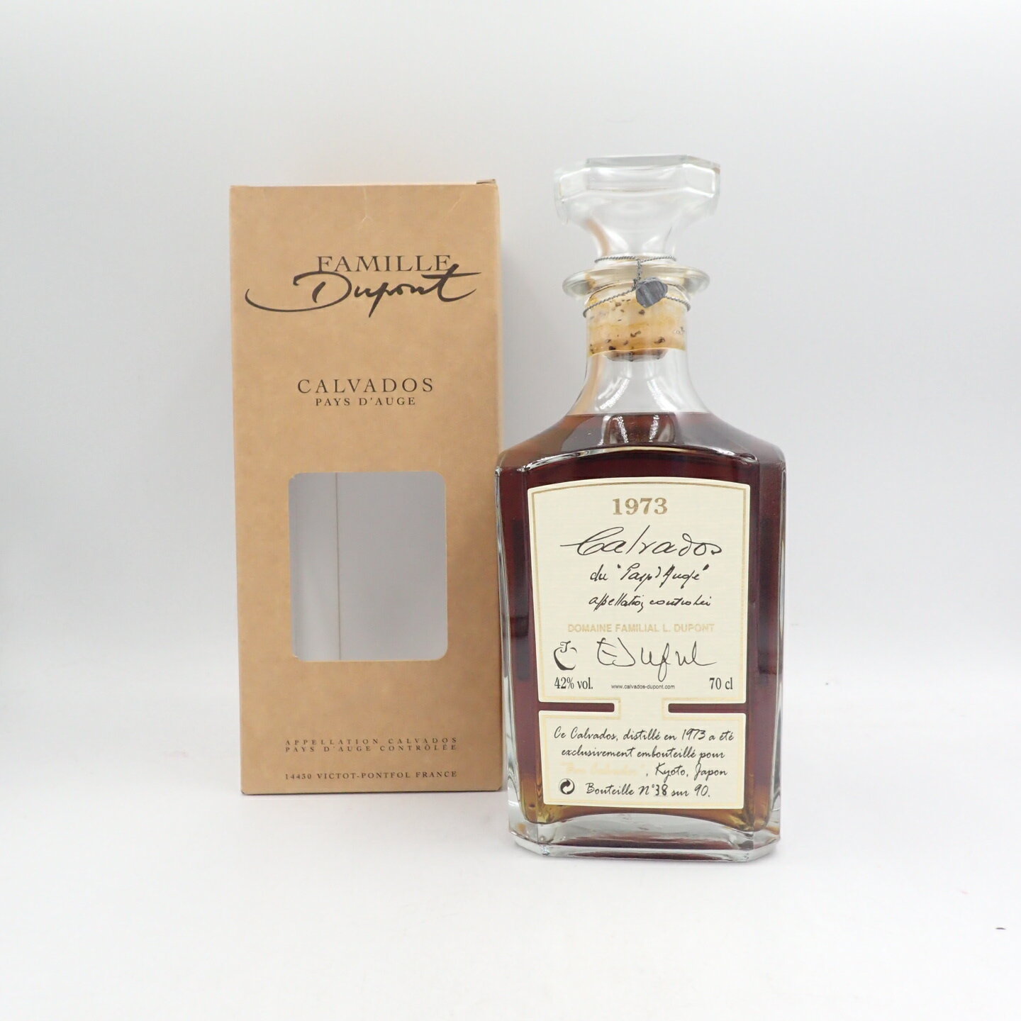 カルヴァドス デュポン 1973年 42％ 700ml for スリーリバーズ Calvados Dupont【E2】【中古】