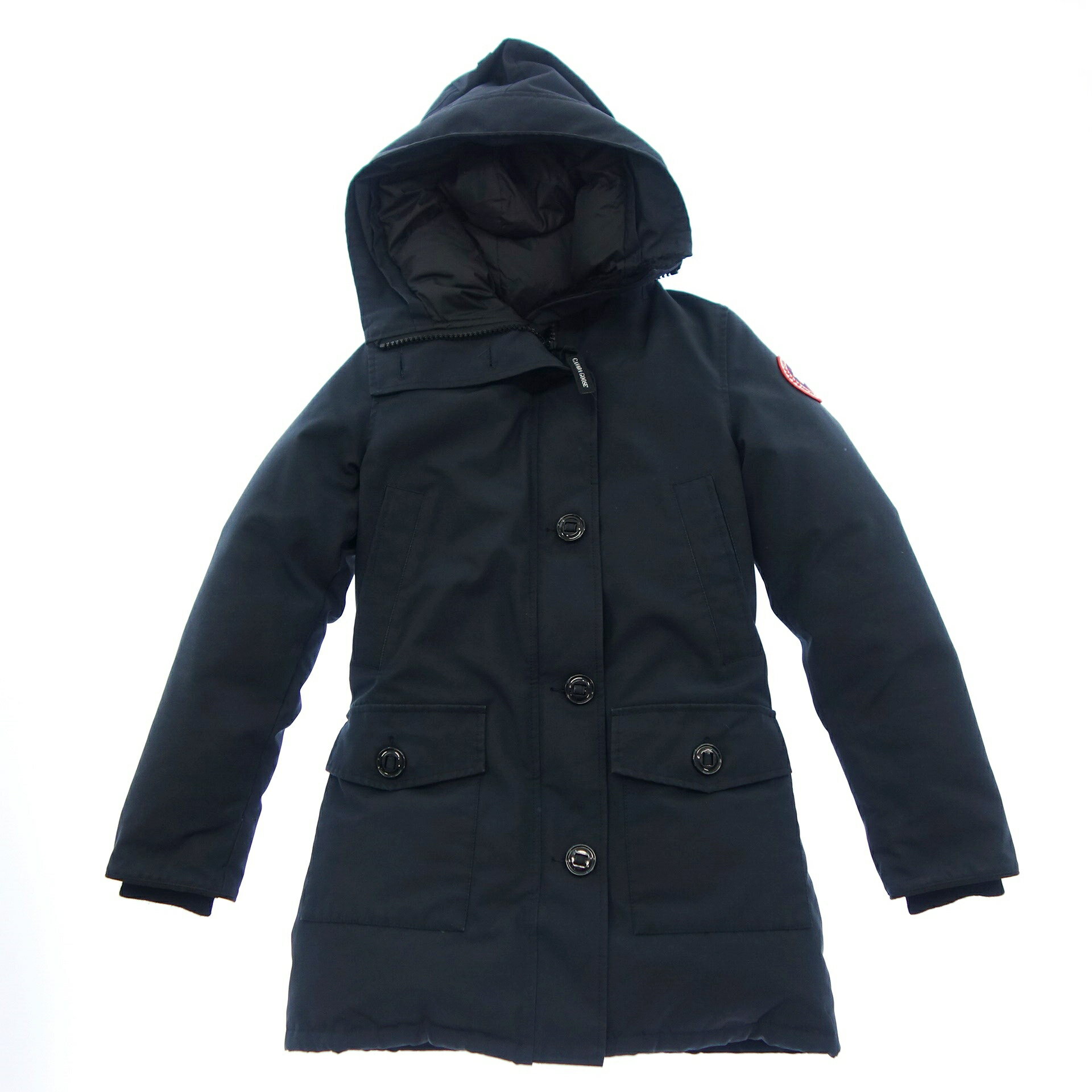 カナダグース ダウンジャケット ブロンテパーカ 2603JL レディース XS 黒 CANADA G ...