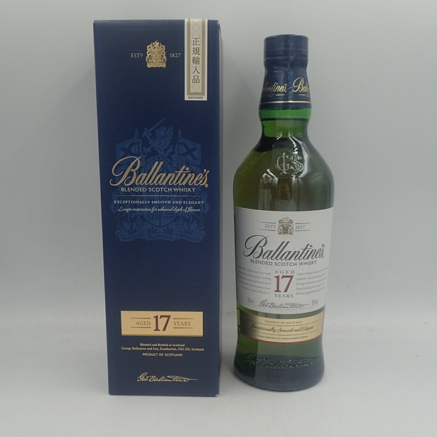 バランタイン 17年 700ml 40% 国内正規品 箱付き BALLANTINE'S【O】【中古】