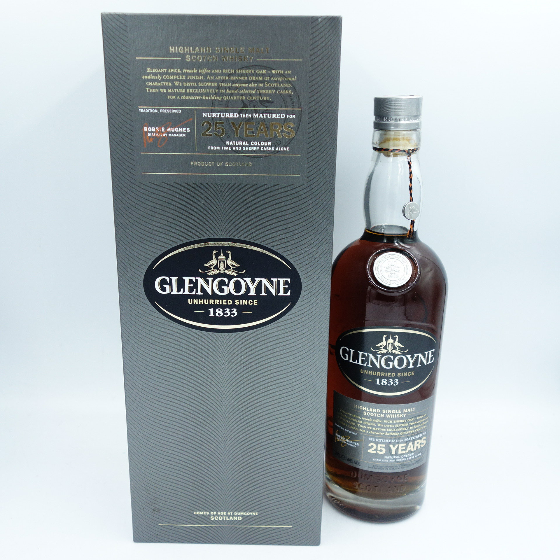 グレンゴイン 25年 シェリーカスク 旧ボトル 700ml 48％ GLENGOYNE【K2】【中古】