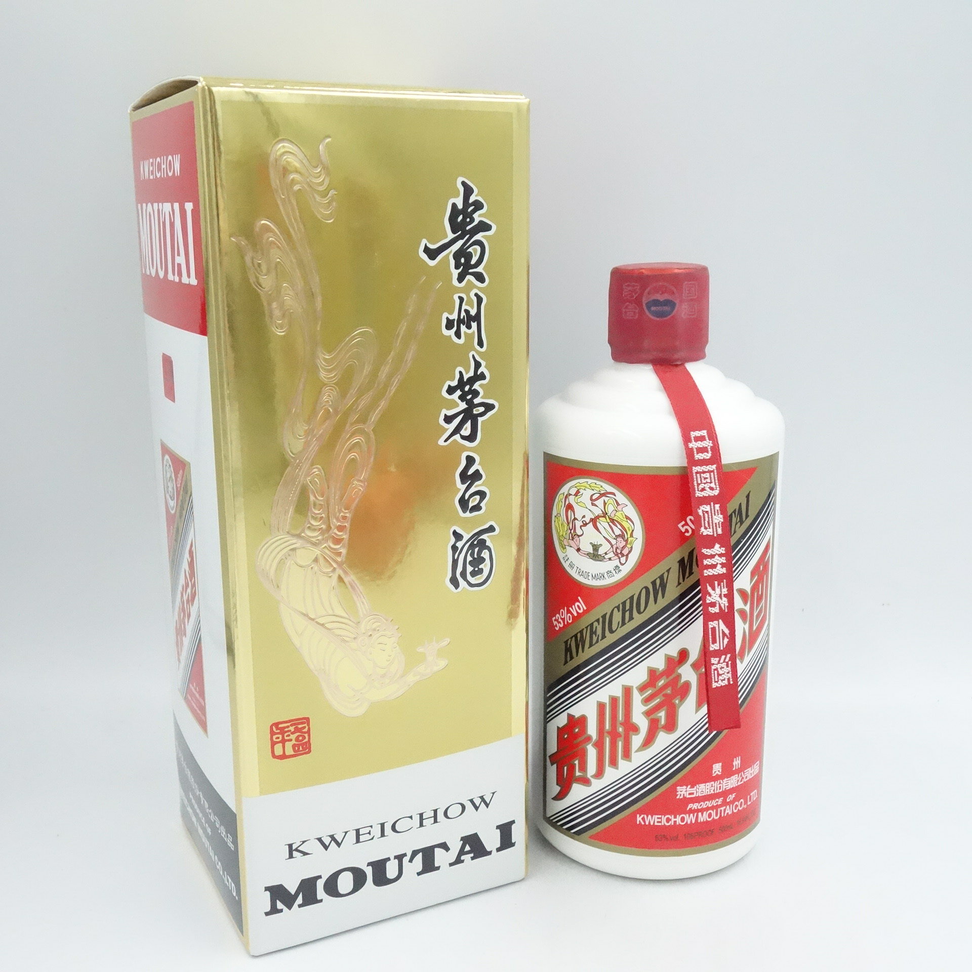 マオタイ酒 天女ラベル 2018 500ml 53％ 945g 貴州茅台酒【Q1】【中古】