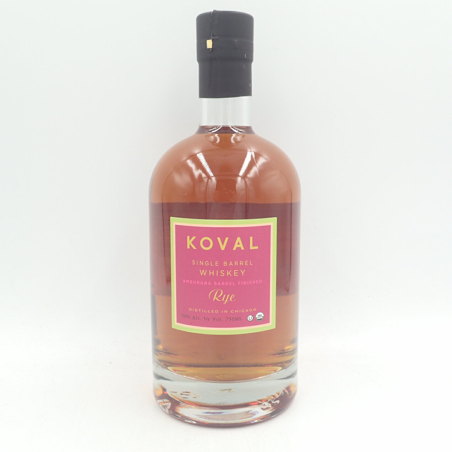 コーヴァル シングルバレル ライ アンブラナ カスクフィニッシュ 750ml 50％ KOVAL SINGLE BARREL AMBURANA BARREL FINISHED【A2】【中古】