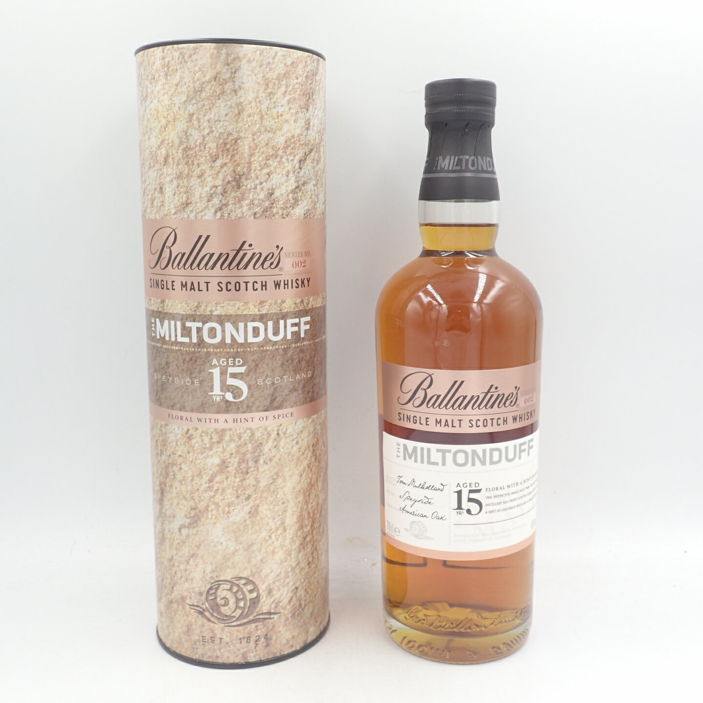 バランタイン ミルトンダフ 15年 700ml 40％ Ballantine's【L1】【中古】