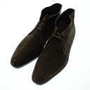 ジョンロブ チャッカブーツ RAMSEY スエード メンズ 7 茶 JOHN LOBB【LA】【中古】