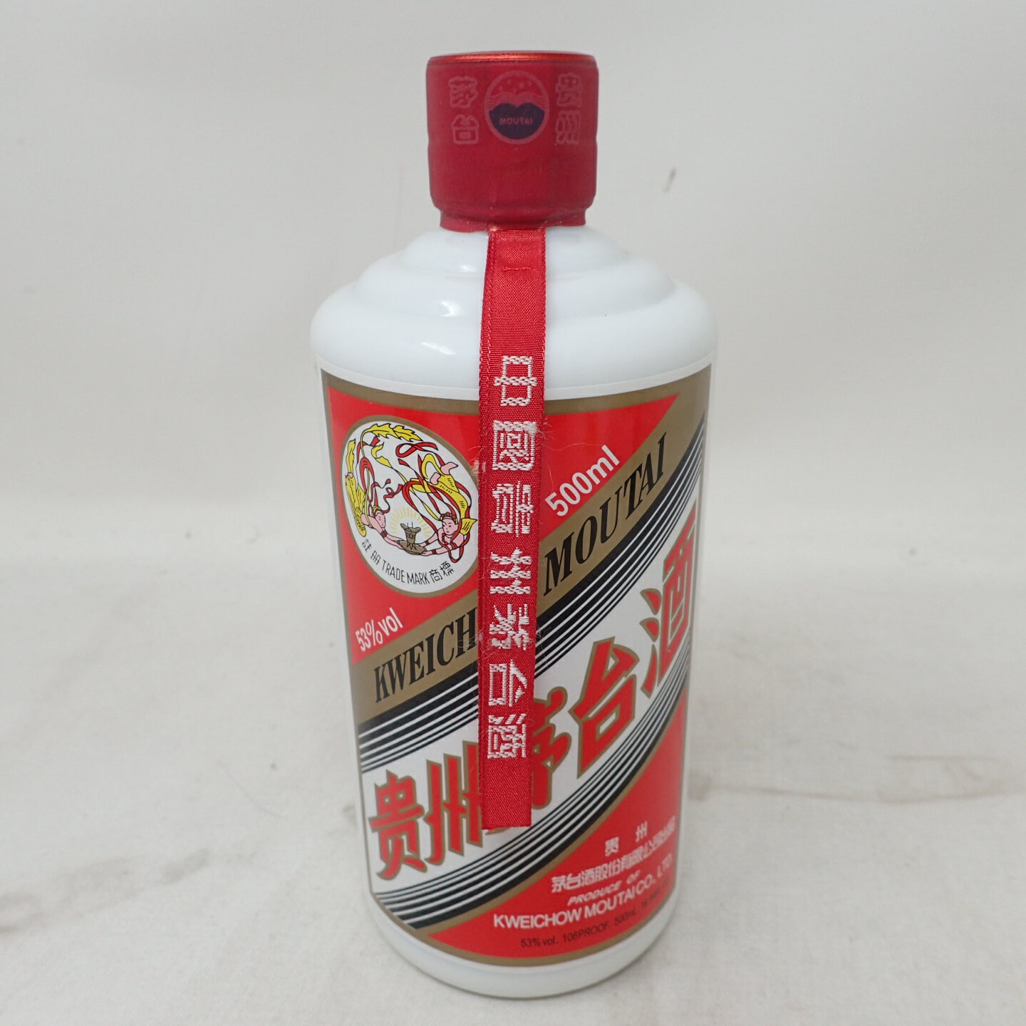 貴州芽台酒 2020 MOUTAI マオタイ酒 天女ラベル 500ml 53% 966g 冊子・グラス・箱付【G】【中古】