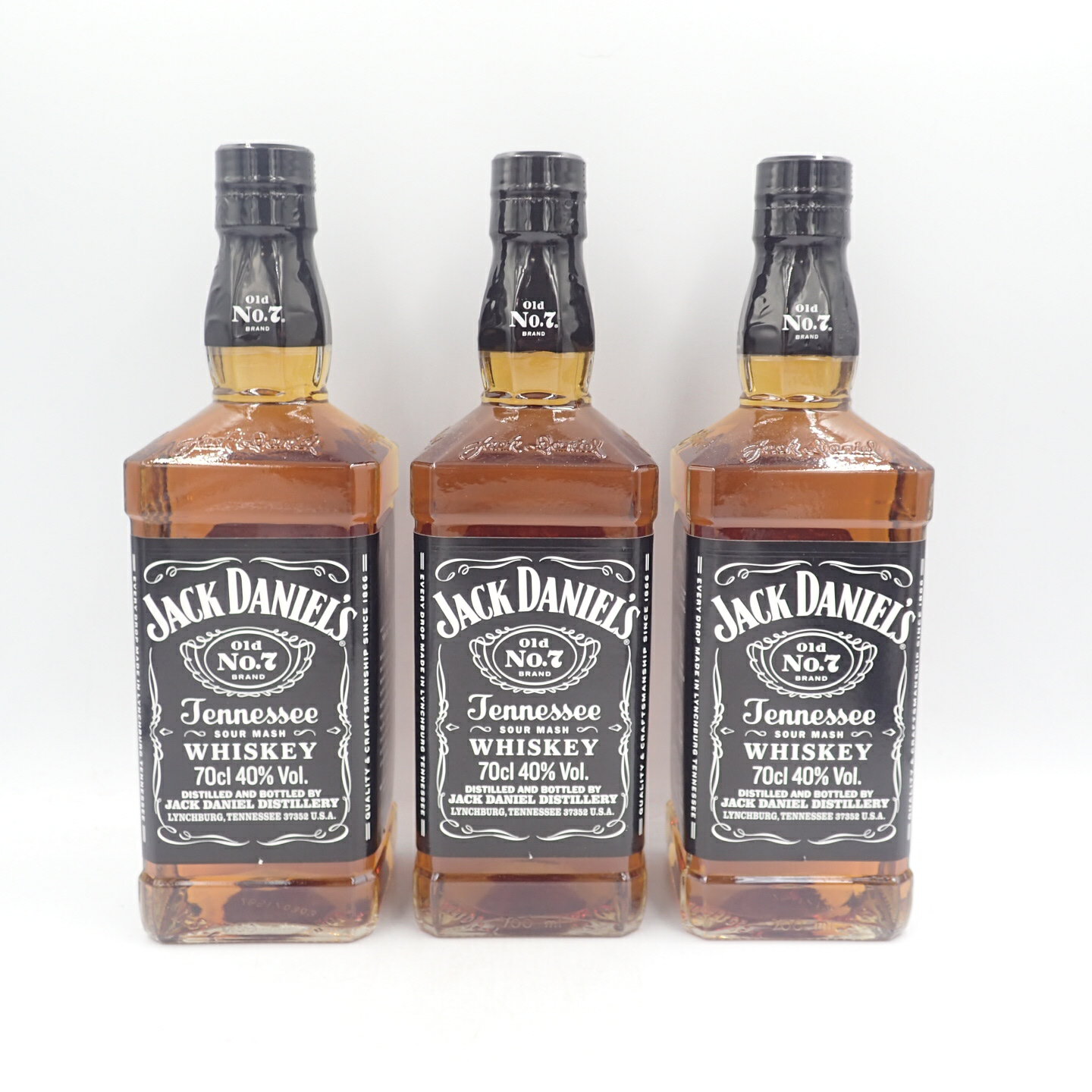 【未開栓】【セット】ジャックダニエル オールド No.7 700ml 40％ JACK DANIELS OLD 3本セット【MTM2】【中古】