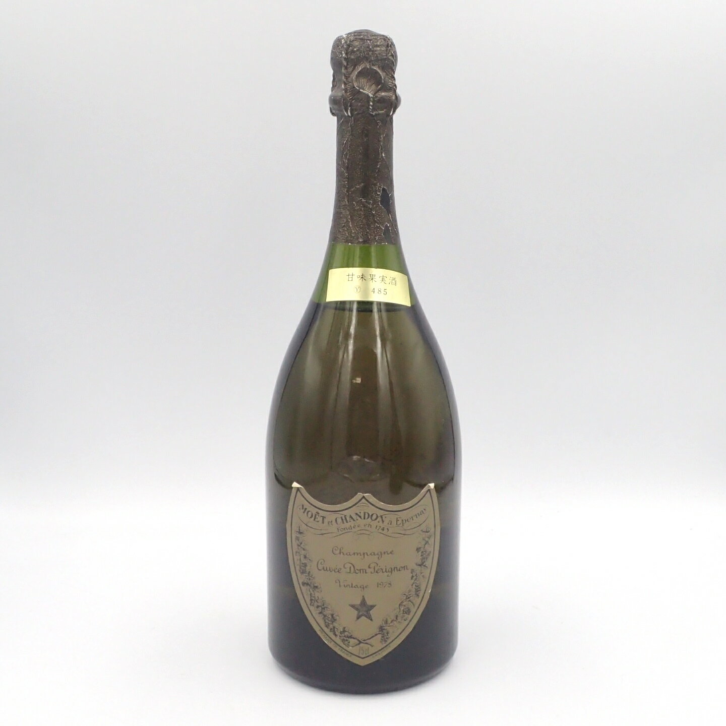 ドンペリニヨン 白 ヴィンテージ 1978 DOM PERIGNON【J2】【中古】