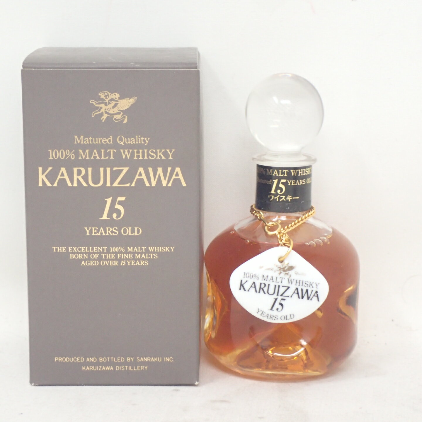 【東京都限定】メルシャン 軽井沢 15年 ピュアモルト 100ml 40% ミニボトル Mercian KARUIZAWA【A】【中古】