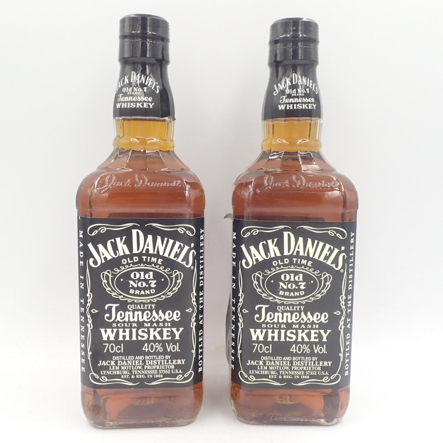 【セット】ジャックダニエル オールド No.7 700ml JACK DANIELS OLD 2本セット【Z1】【中古】