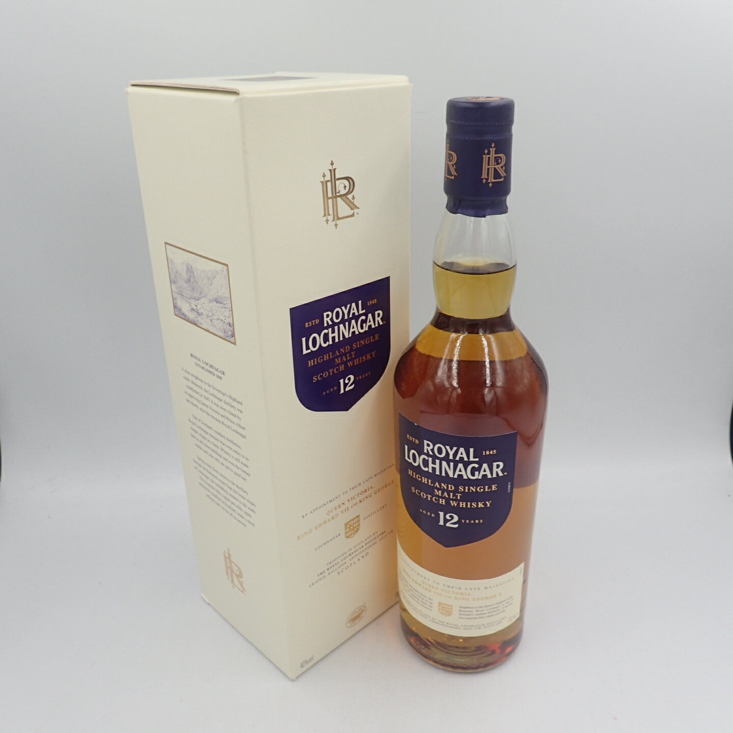 ロイヤルロッホナガー 12年 ハイランド シングルモルト スコッチウイスキー 700ml 40% ROYAL LOCHNAGAR【D2】【中古】