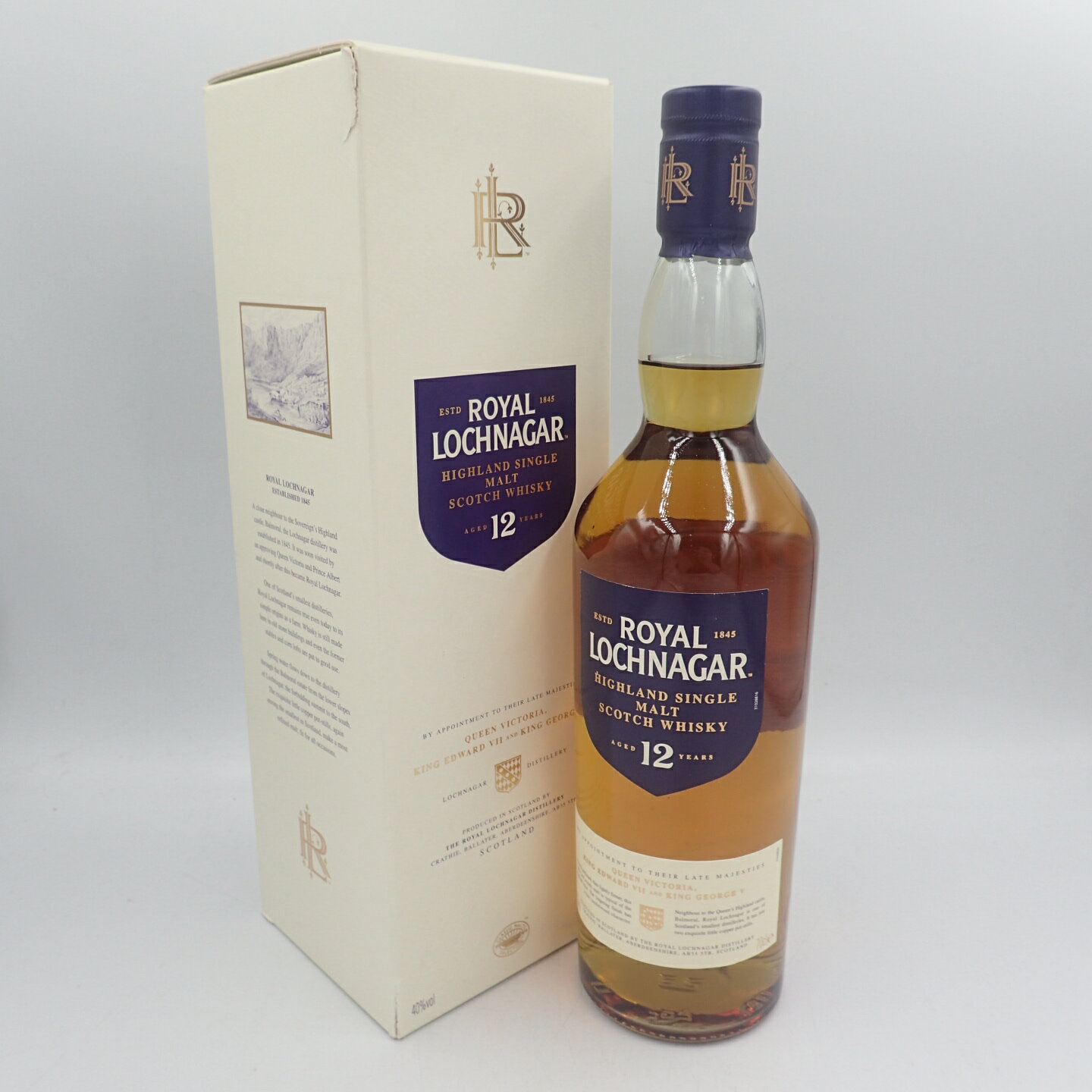 ロイヤルロッホナガー 12年 ハイランド シングルモルト スコッチウイスキー 700ml 40% ROYAL LOCHNAGAR【J1】【中古】