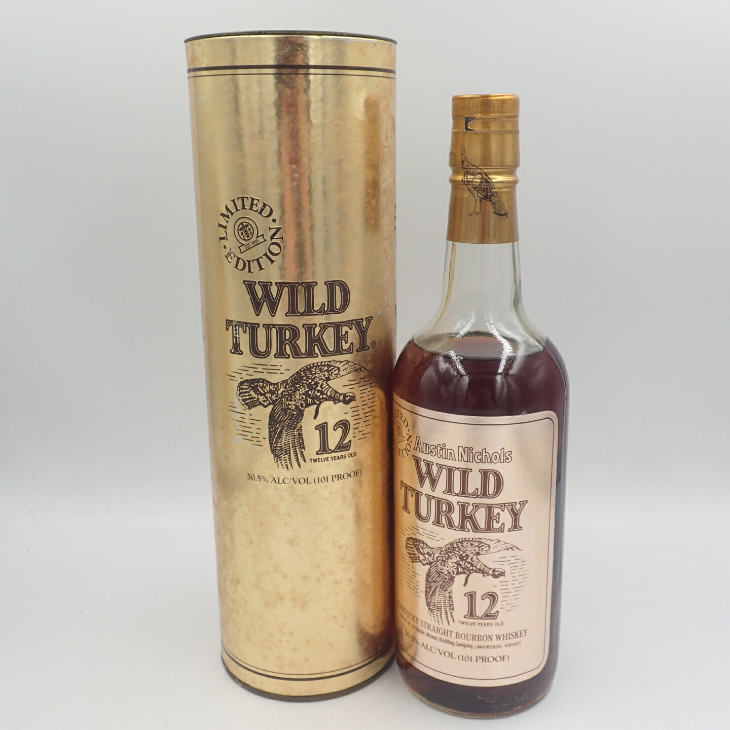 ワイルドターキー 12年 リミテッド エディション ゴールドラベル 750ml 50.5％ WILD TURKEY LIMITED EDITION【M1】【中古】