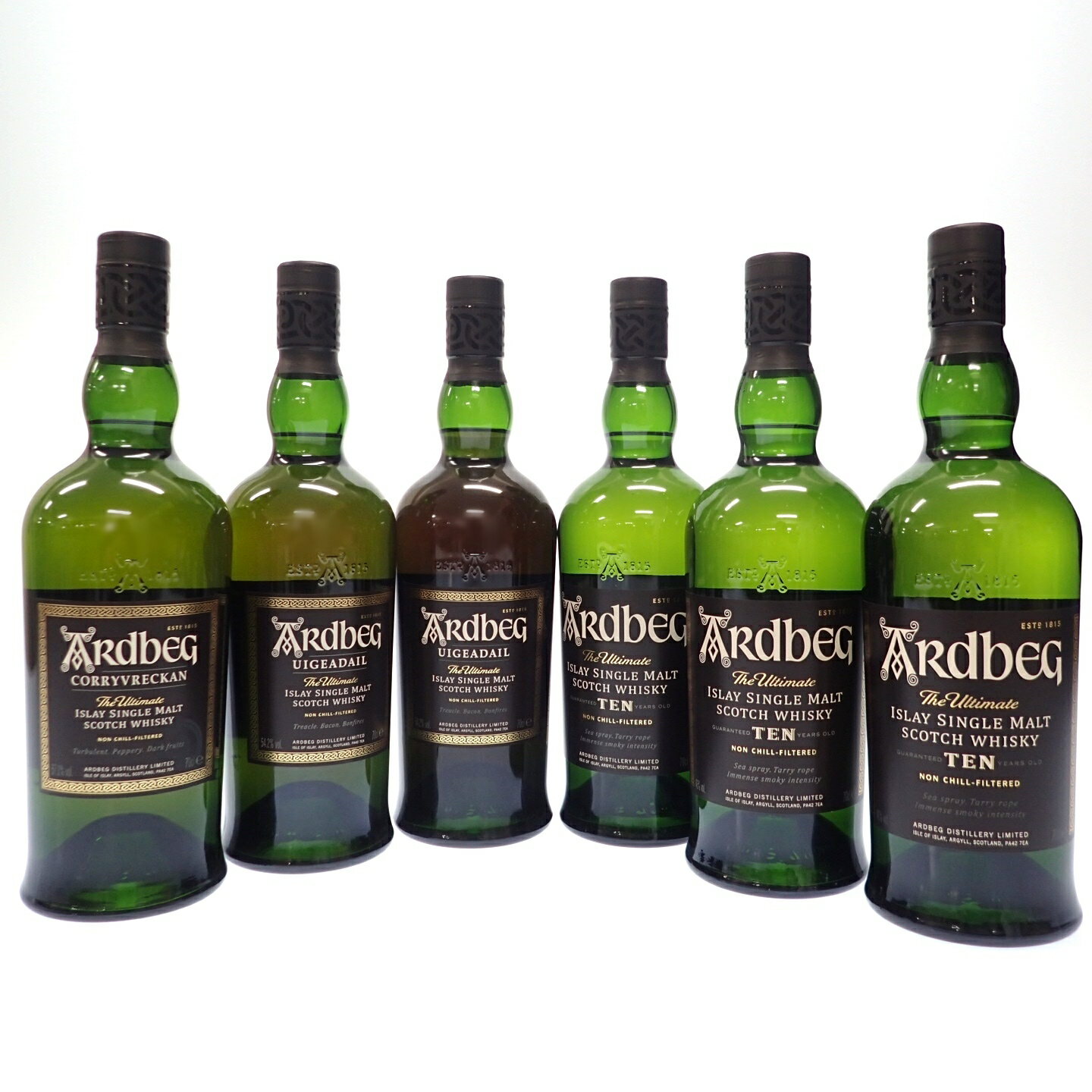 アードベッグ ウーガダール コリーヴレッカン 10年 700ml 6本セット ARDBEG 同梱不可【MTM2】【中古】