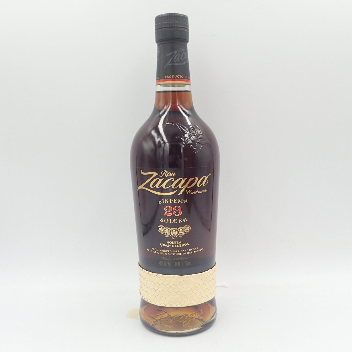 ロン サカパ センテナリオ 23年 ソレラグランレゼルヴァ 750ml RON ZACAPA Centenario Solera Grand Reserva 23YEARS OLD【E】【中古】