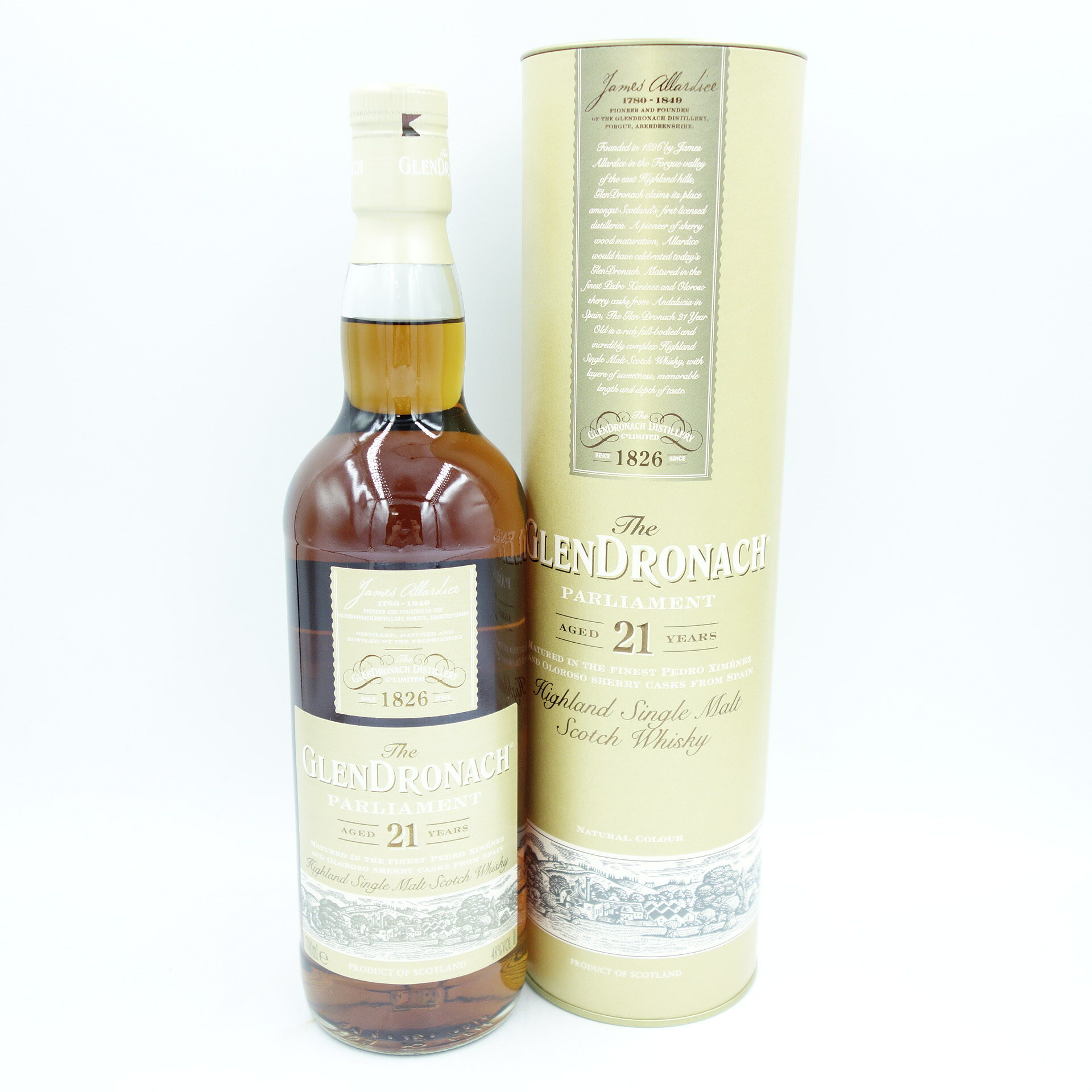 グレンドロナック パーラメント 21年 シングルモルト 700ml 48% GLENDRONACH PARLIAMENT【F2】【中古】