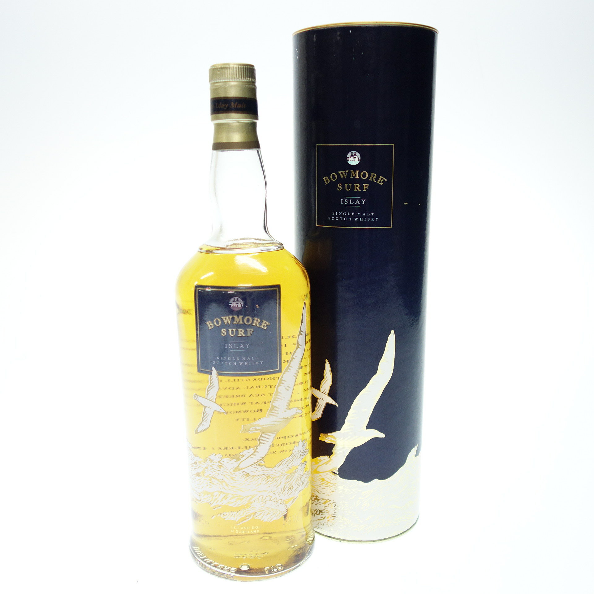 ボウモア サーフ アイラ シングルモルト 1000ml 43% BOWMORE SURF ISLAY SINGLE MALT【I】【中古】